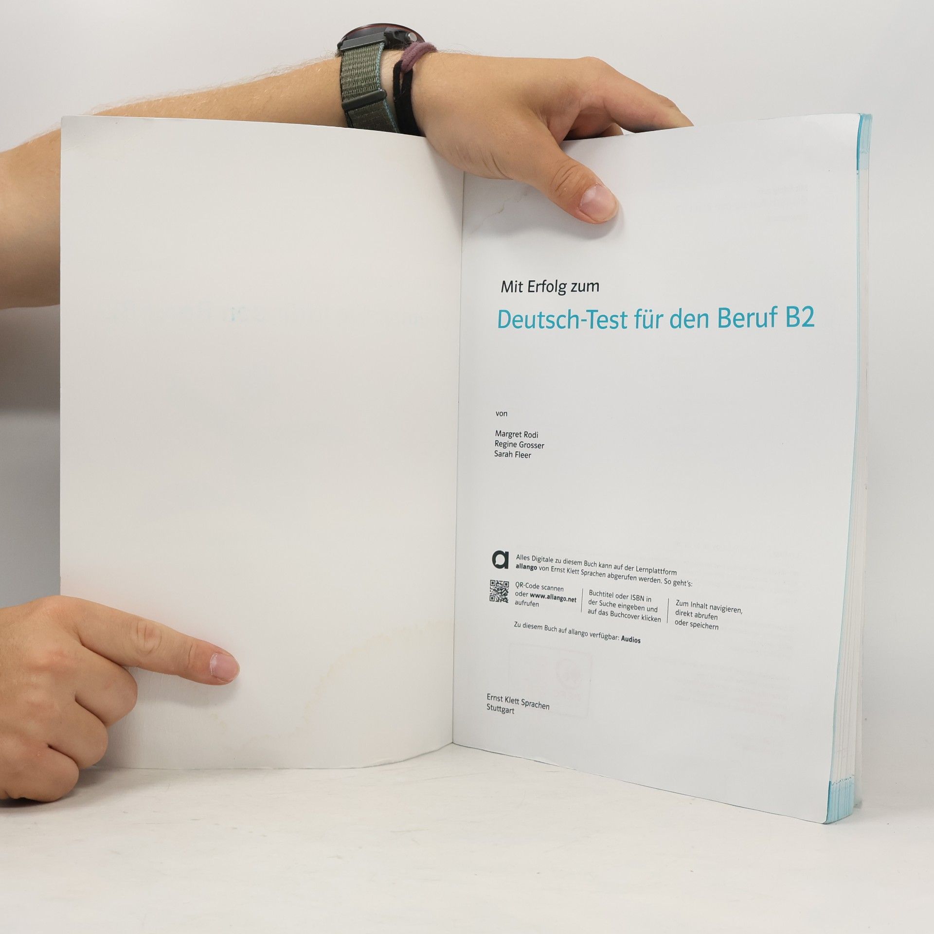 Sarah Fleer Mit Erfolg zum Deutsch-Test für den Beruf B2. Übungsbuch