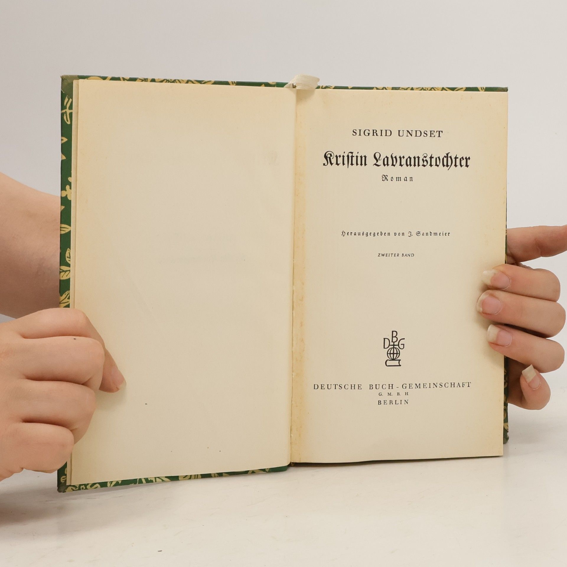 Sigrid Undset Kristin Lavranstochter 2