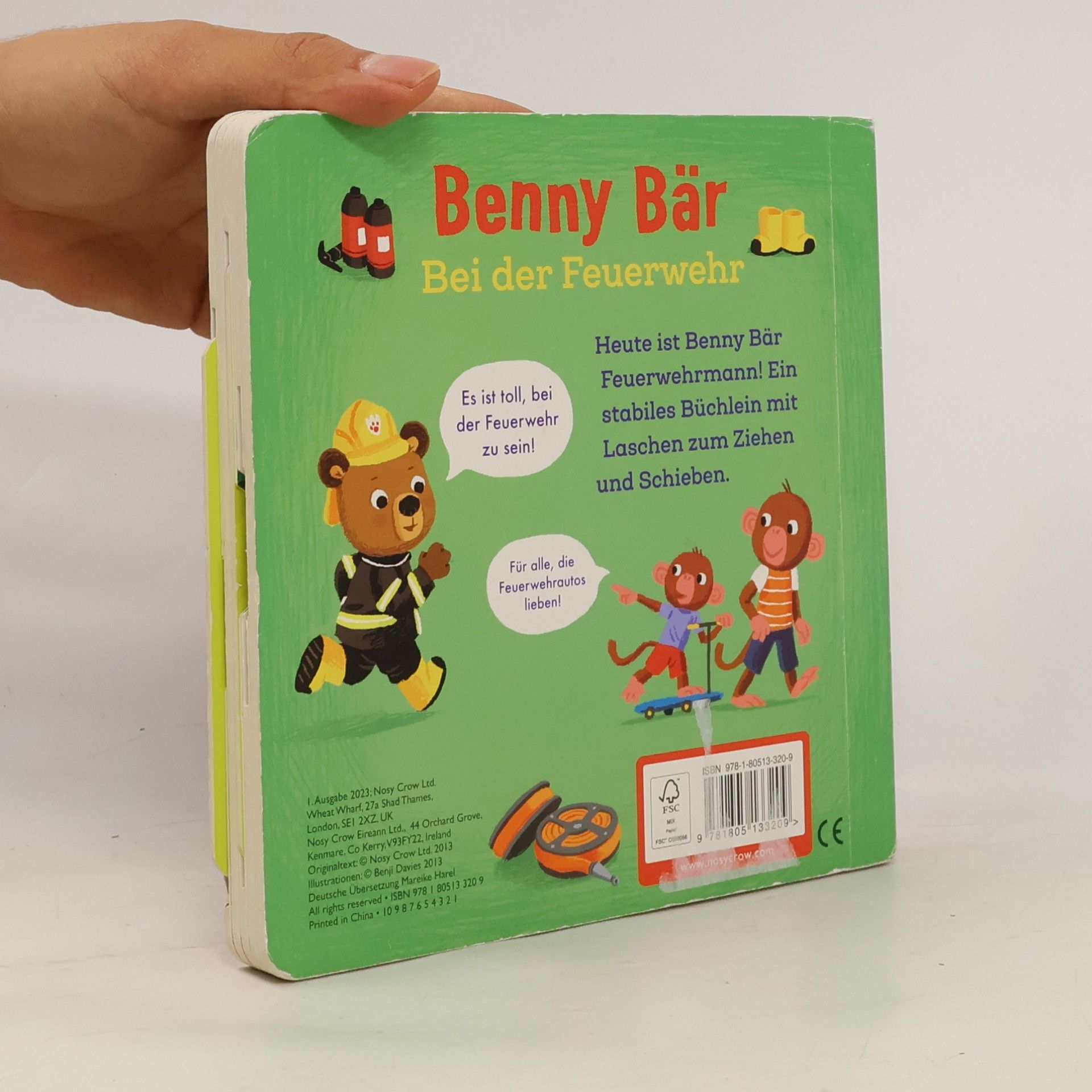 Benji Davies Benny Bär bei der Feuerwehr