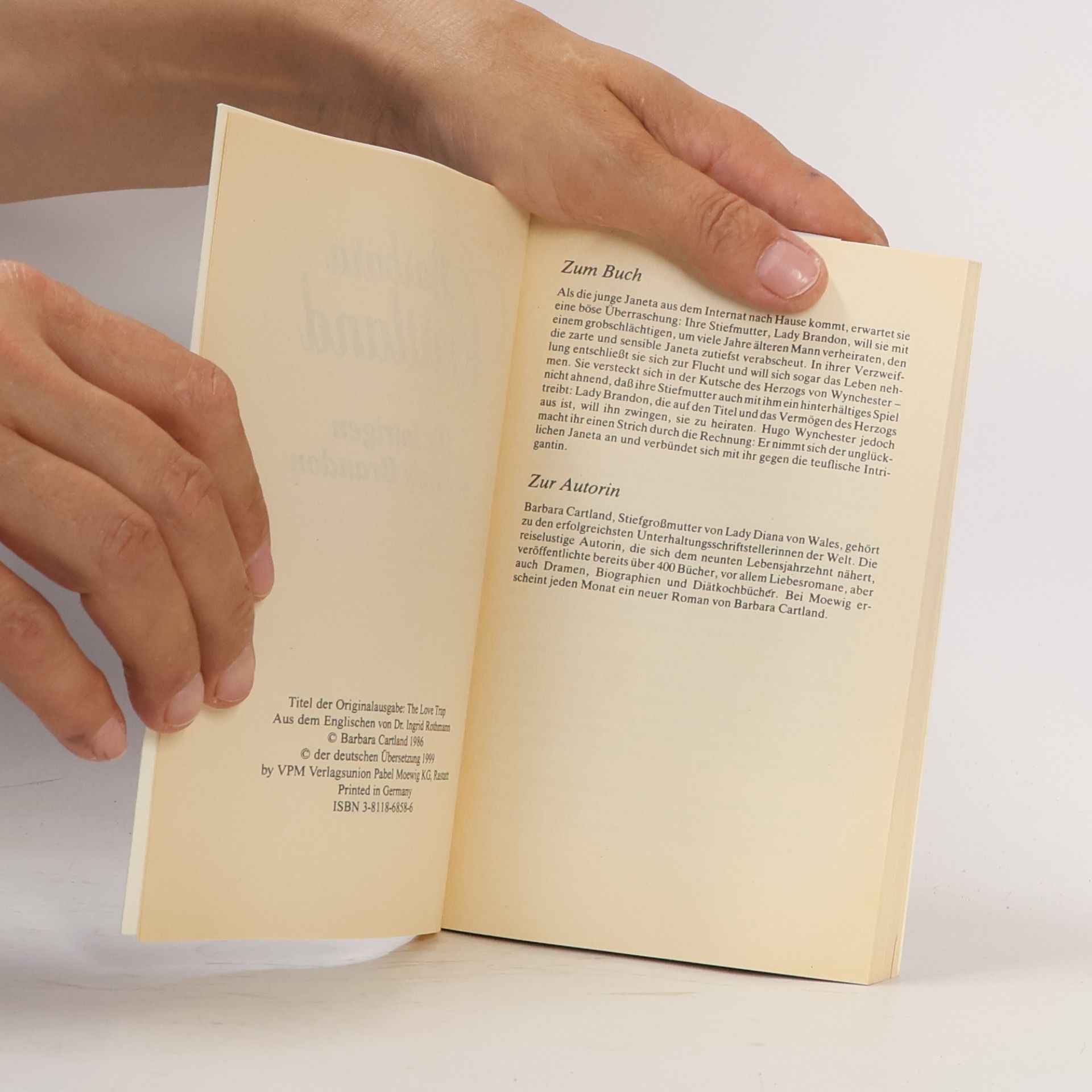 Barbara Cartland Die Intrigen der Lady Brandon