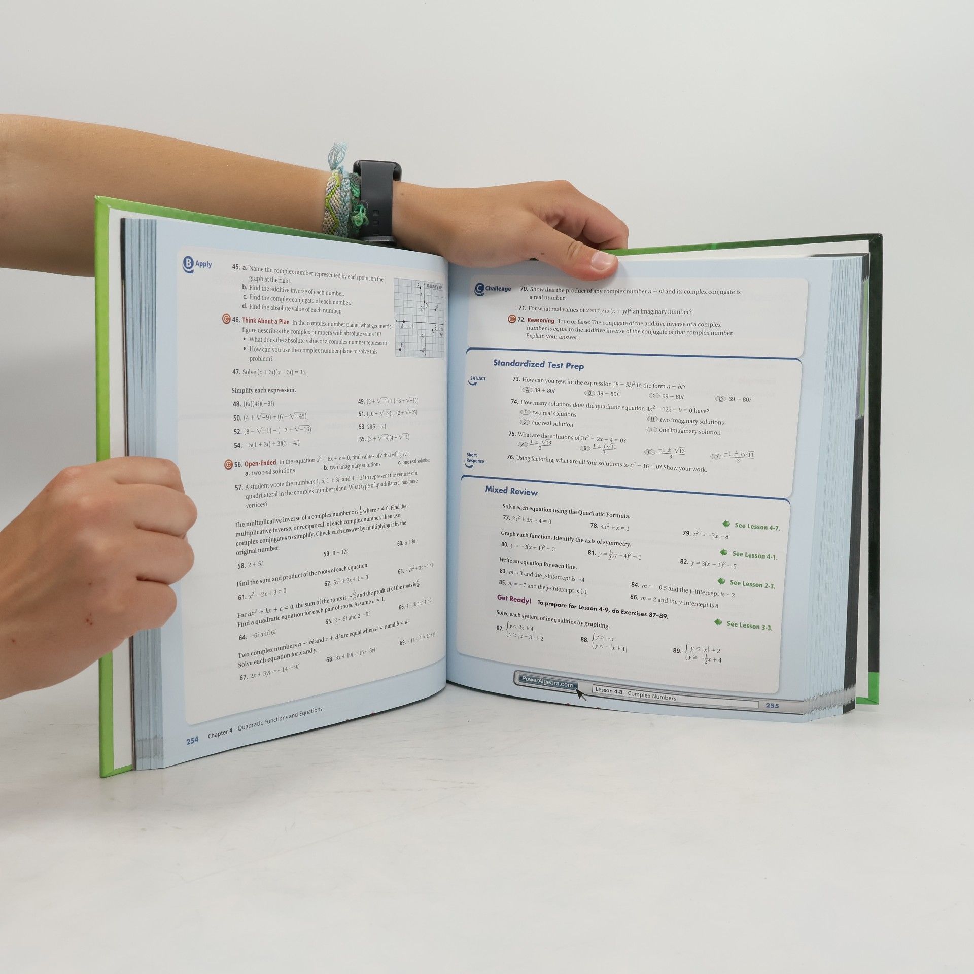 Randall Inners Charles High School Math 2015 Common Core Algebra 2 Student Edition Grade 10/11