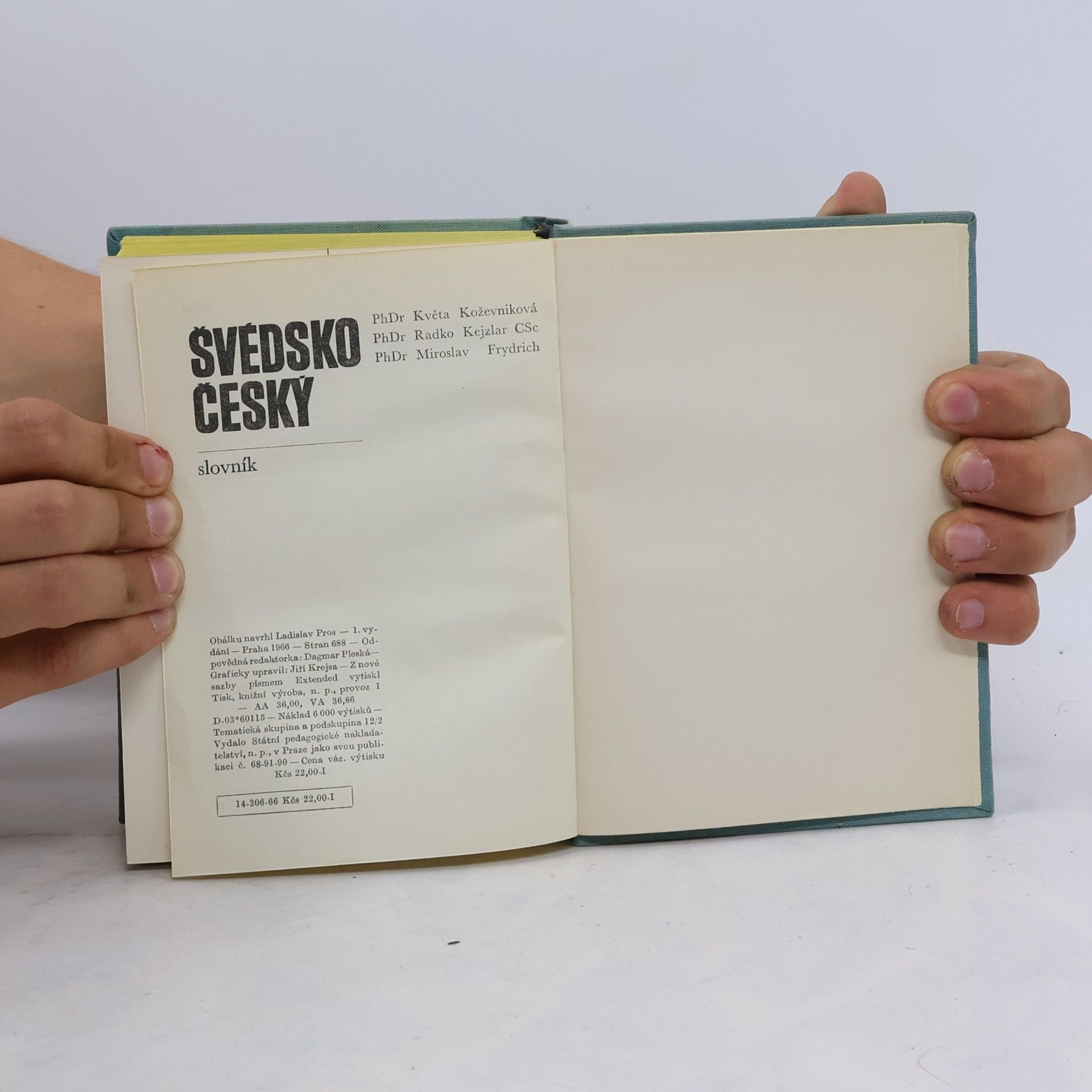 Květa Koževniková Švédsko-český slovník