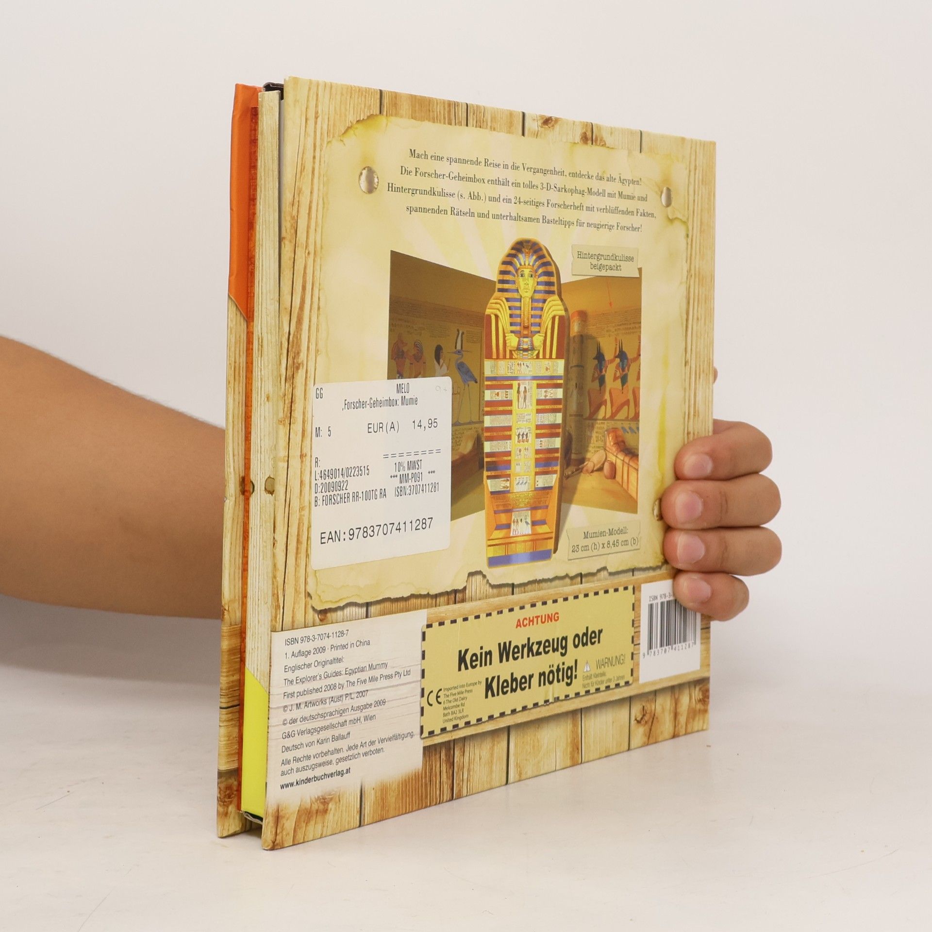 Karin Ballauf Die ägyptische Mumie : Buch + 3-D-Modellbausatz