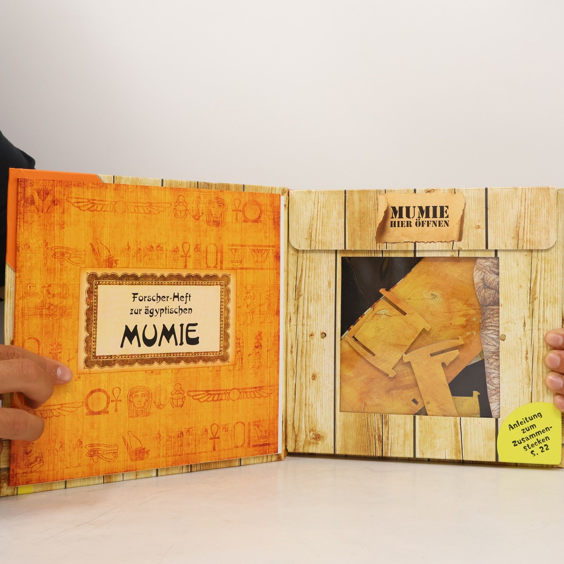 Karin Ballauf Die ägyptische Mumie : Buch + 3-D-Modellbausatz