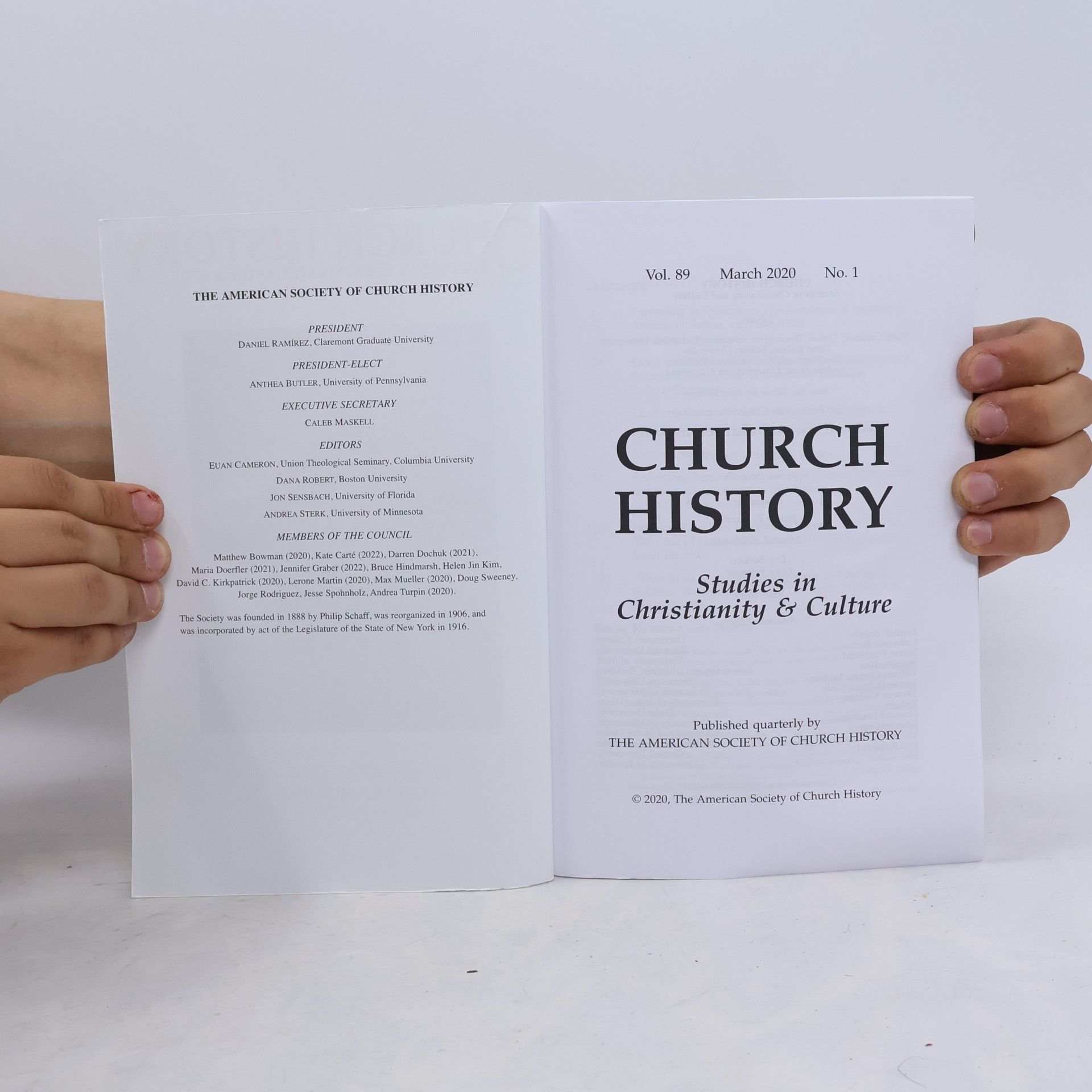 Autorenkollektiv Church History 89:1