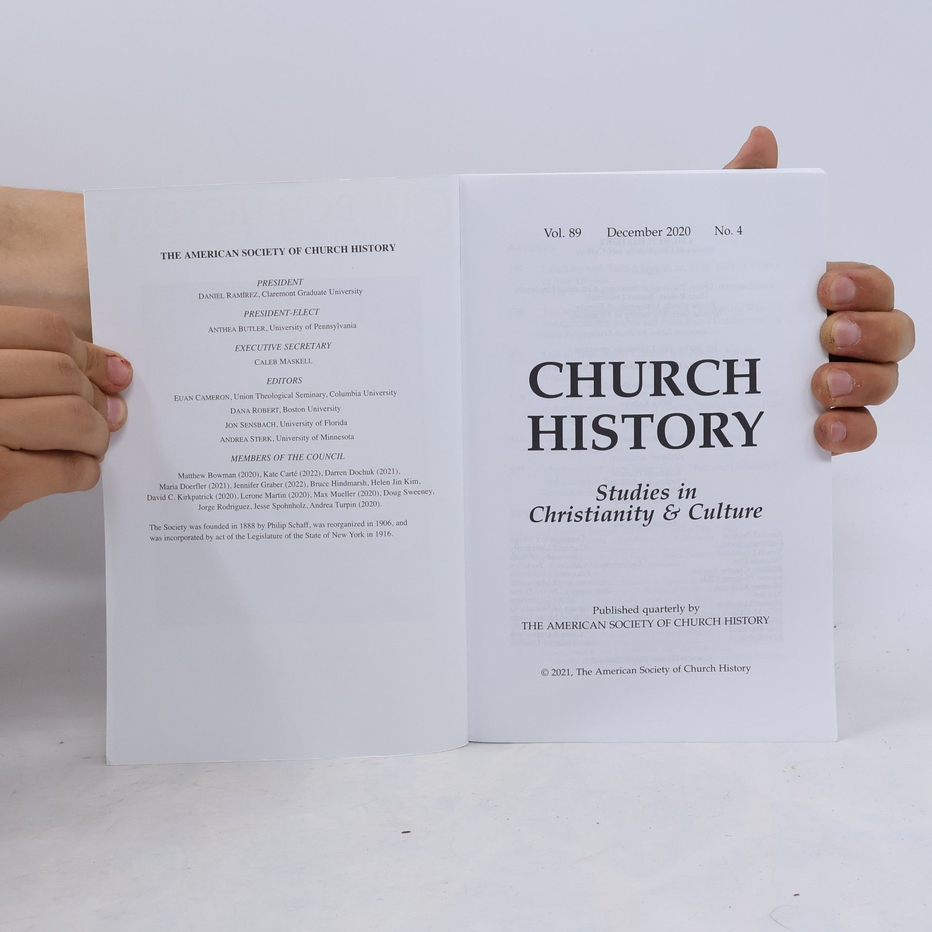 Autorenkollektiv Church History 89:4