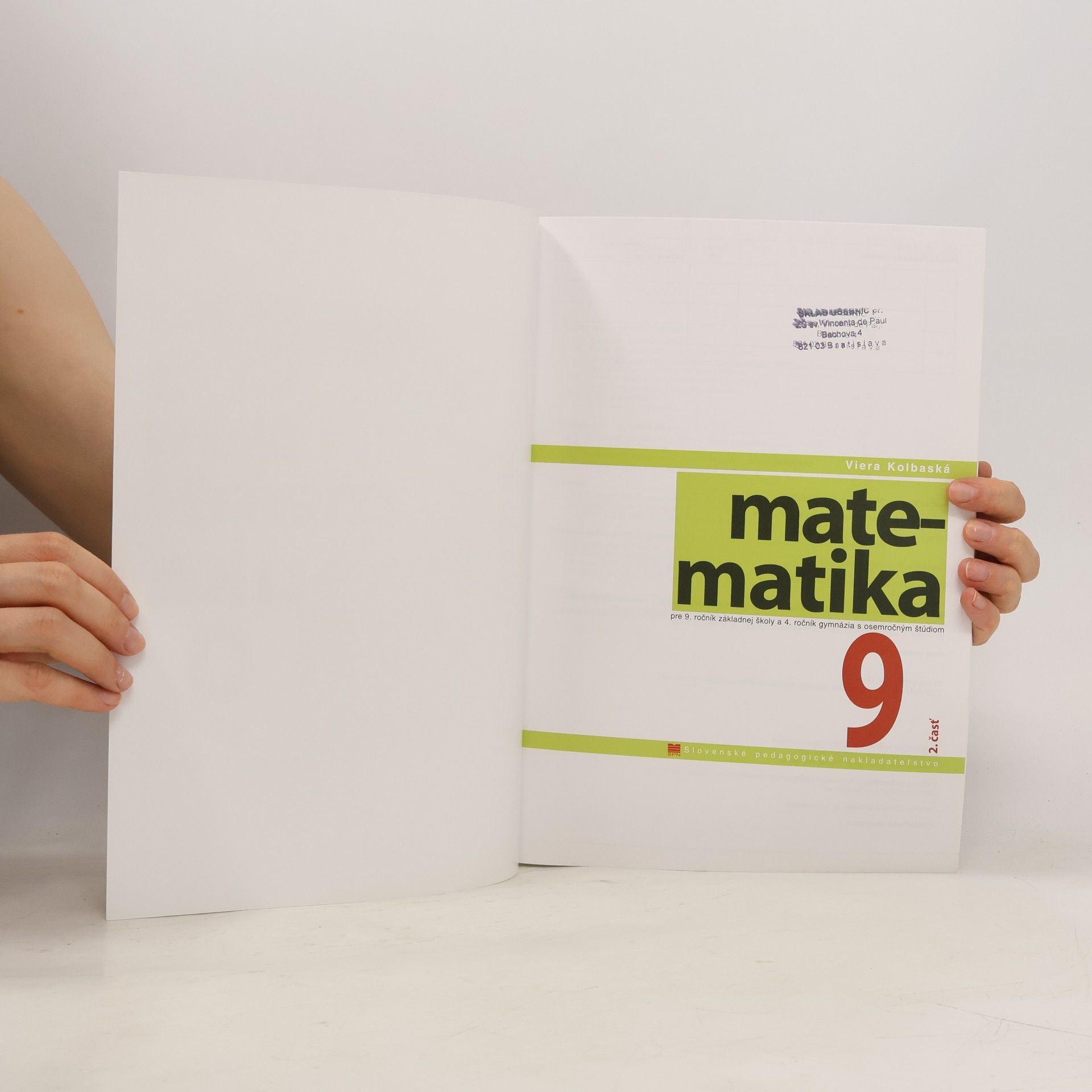 Autorenkollektiv Matematika 9. 2. časť