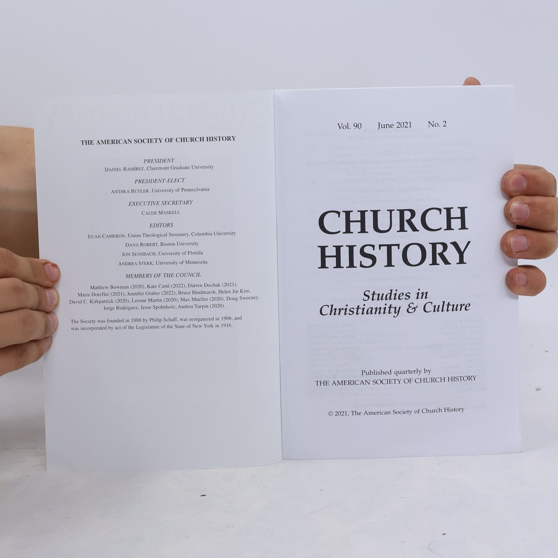 Autorenkollektiv Church History 90:2