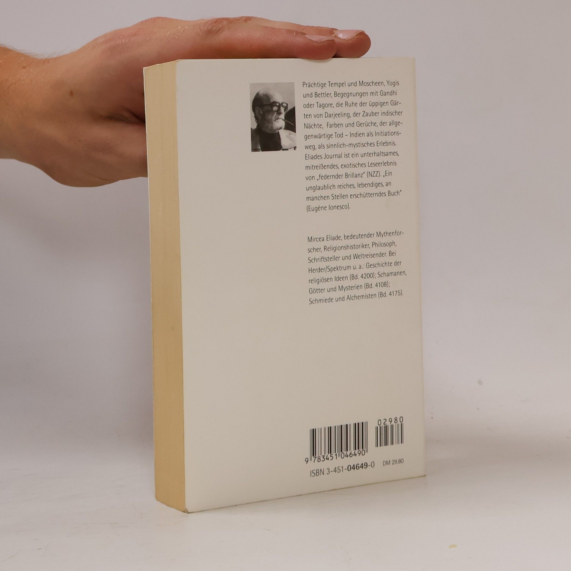 Mircea Eliade Indisches Tagebuch