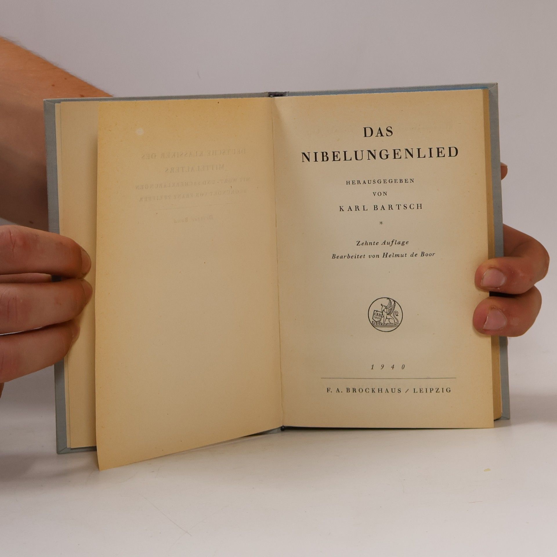 Karl Bartsch Das Nibelungenlied