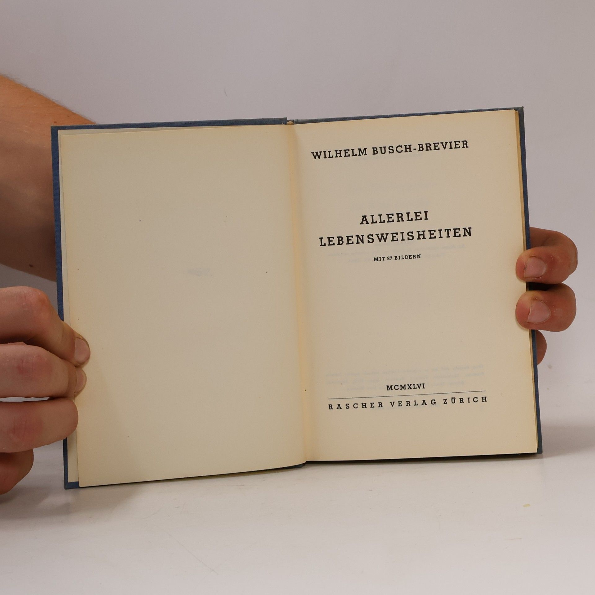 Wilhelm Busch Allerlei Lebensweisheiten