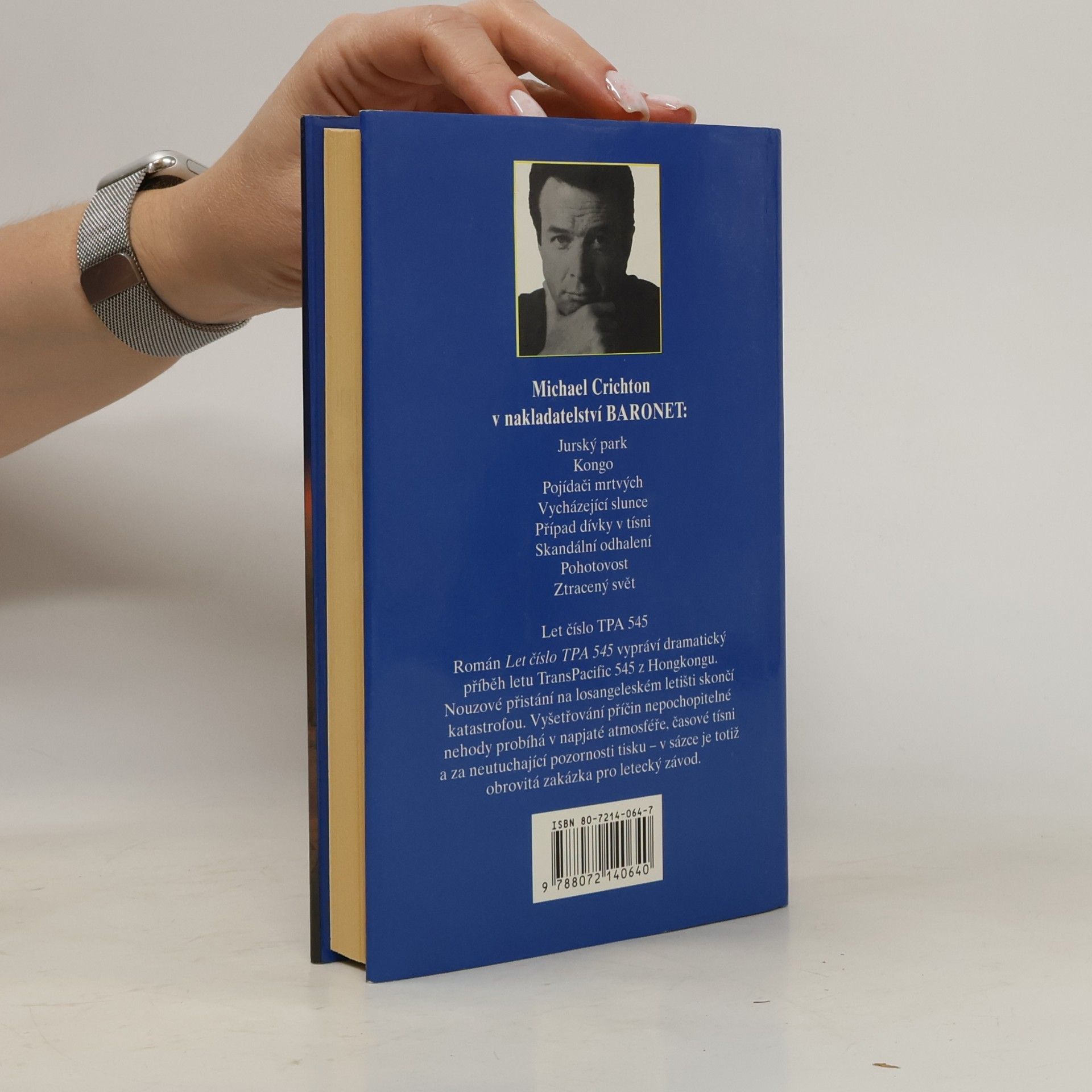 Michael Crichton Let číslo TPA 545