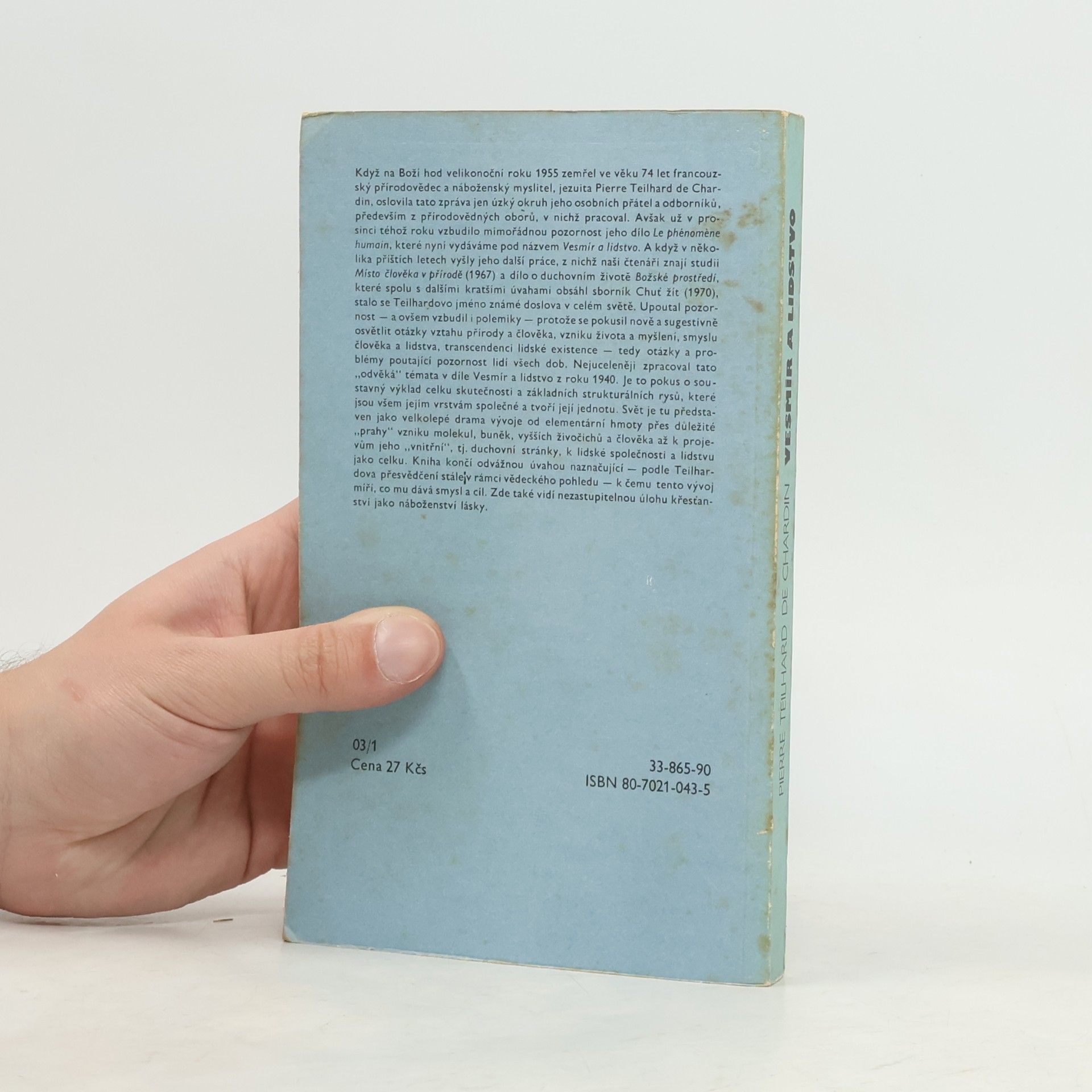Pierre Teilhard de Chardin Vesmír a lidstvo