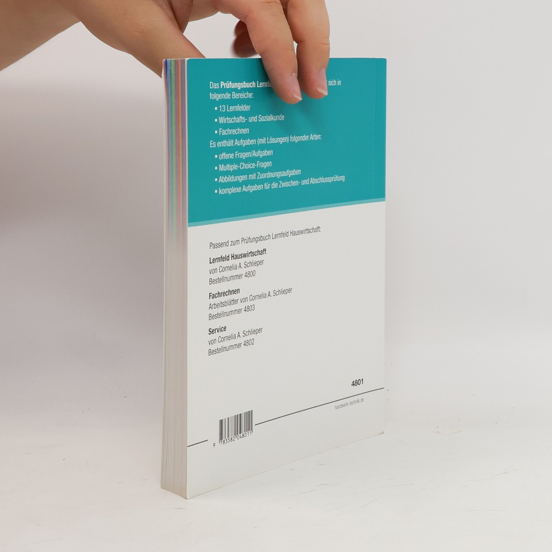Cornelia A. Schlieper Prüfungsbuch Lernfeld Hauswirtschaft