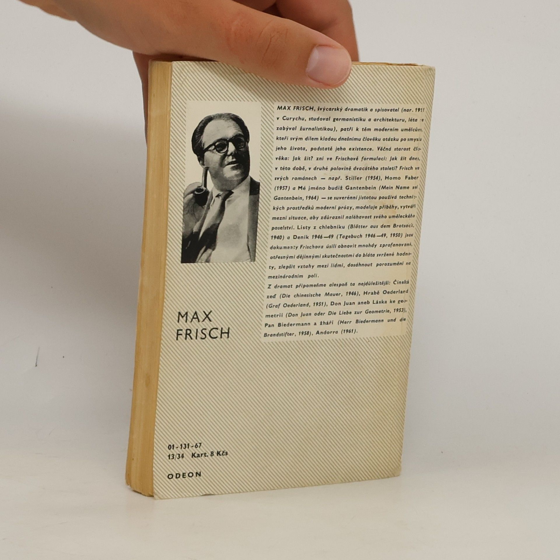 Max Frisch Homo Faber. Zpráva