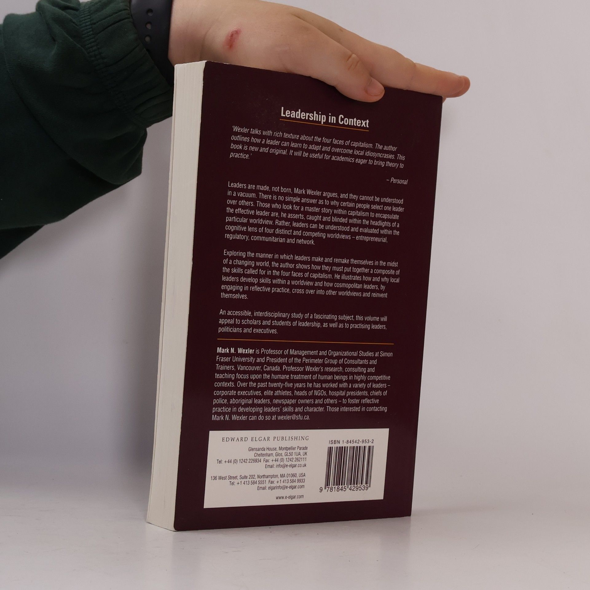 Mark N. Wexler New Horizons in Leadership Studies: Leadership in Context