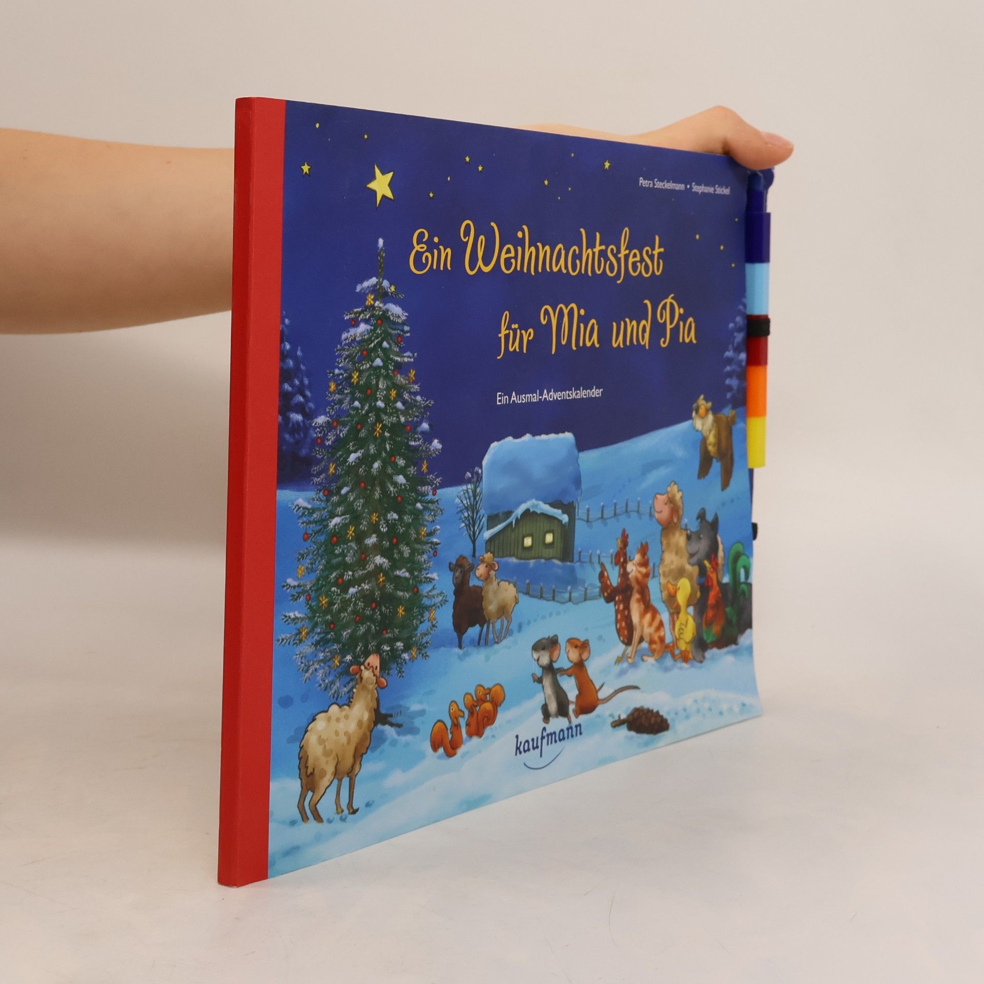 Stephanie Stöbel Ein Weihnachtsfest für Mia und Pia. Ein Ausmal-Adventskalender