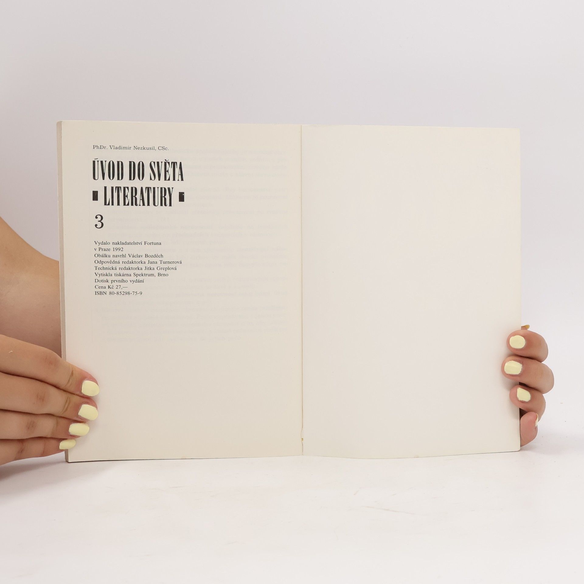Autorenkollektiv Úvod do světa literatury 3