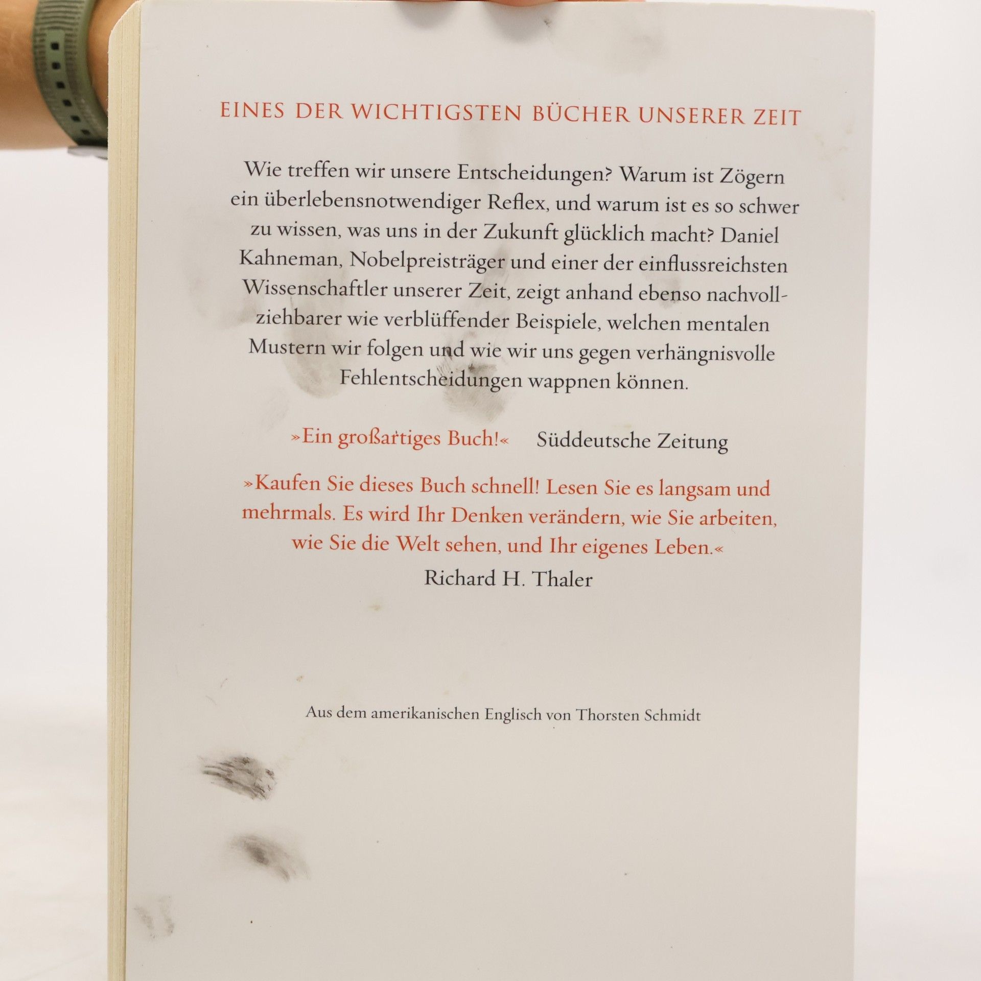 Daniel Kahneman Schnelles Denken, langsames Denken