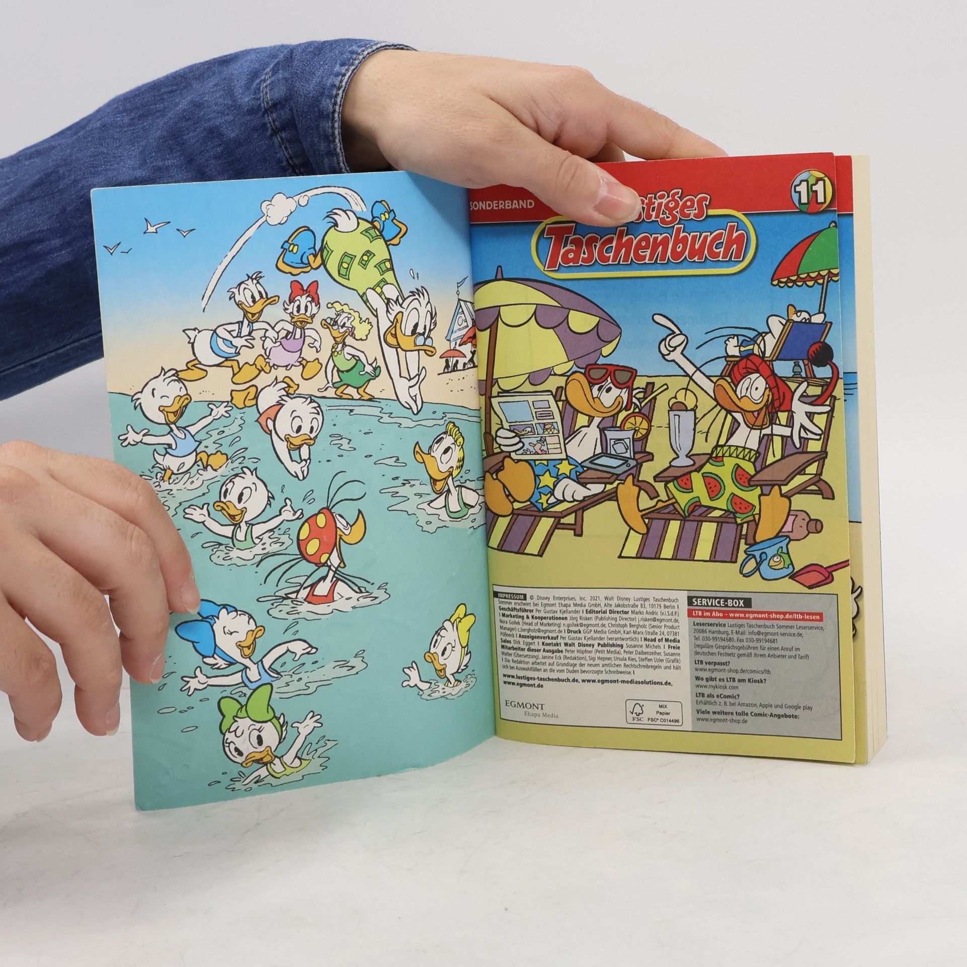 Walt Disney Lustiges Taschenbuch Sommer 11