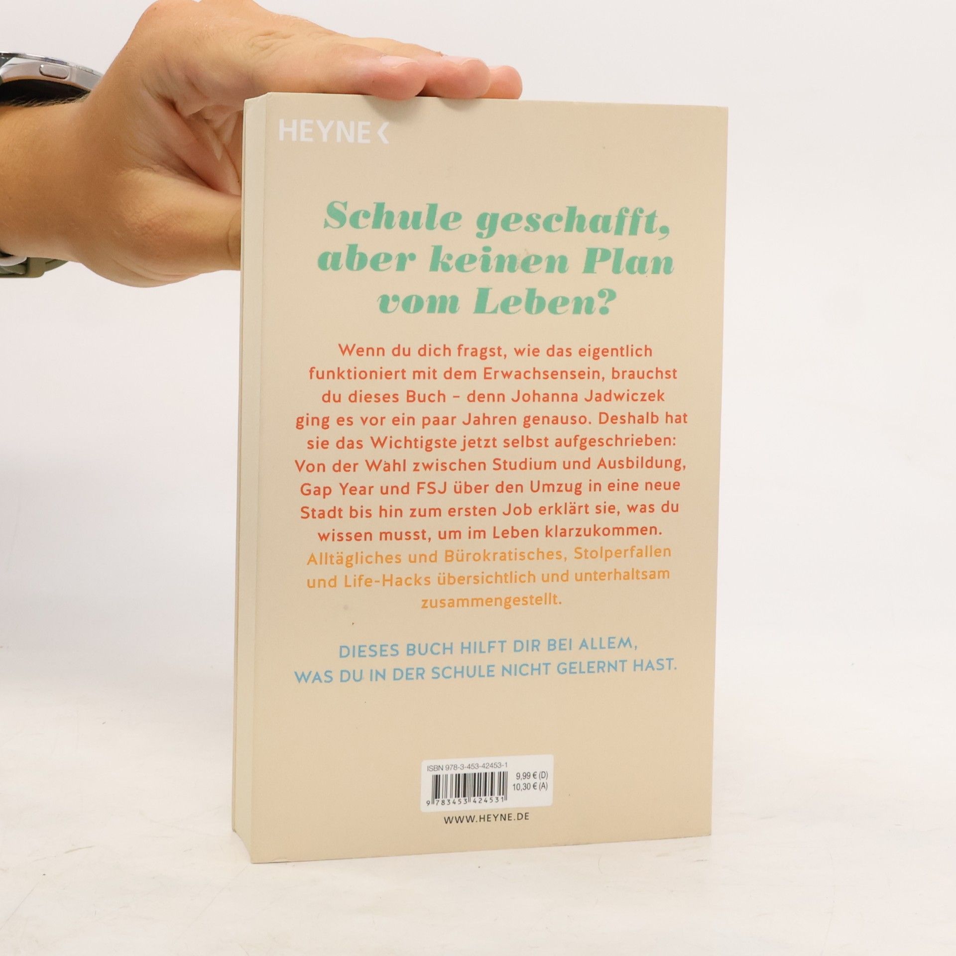 Johanna Jadwiczek Und jetzt? Der Survival-Guide fürs Leben nach der Schule