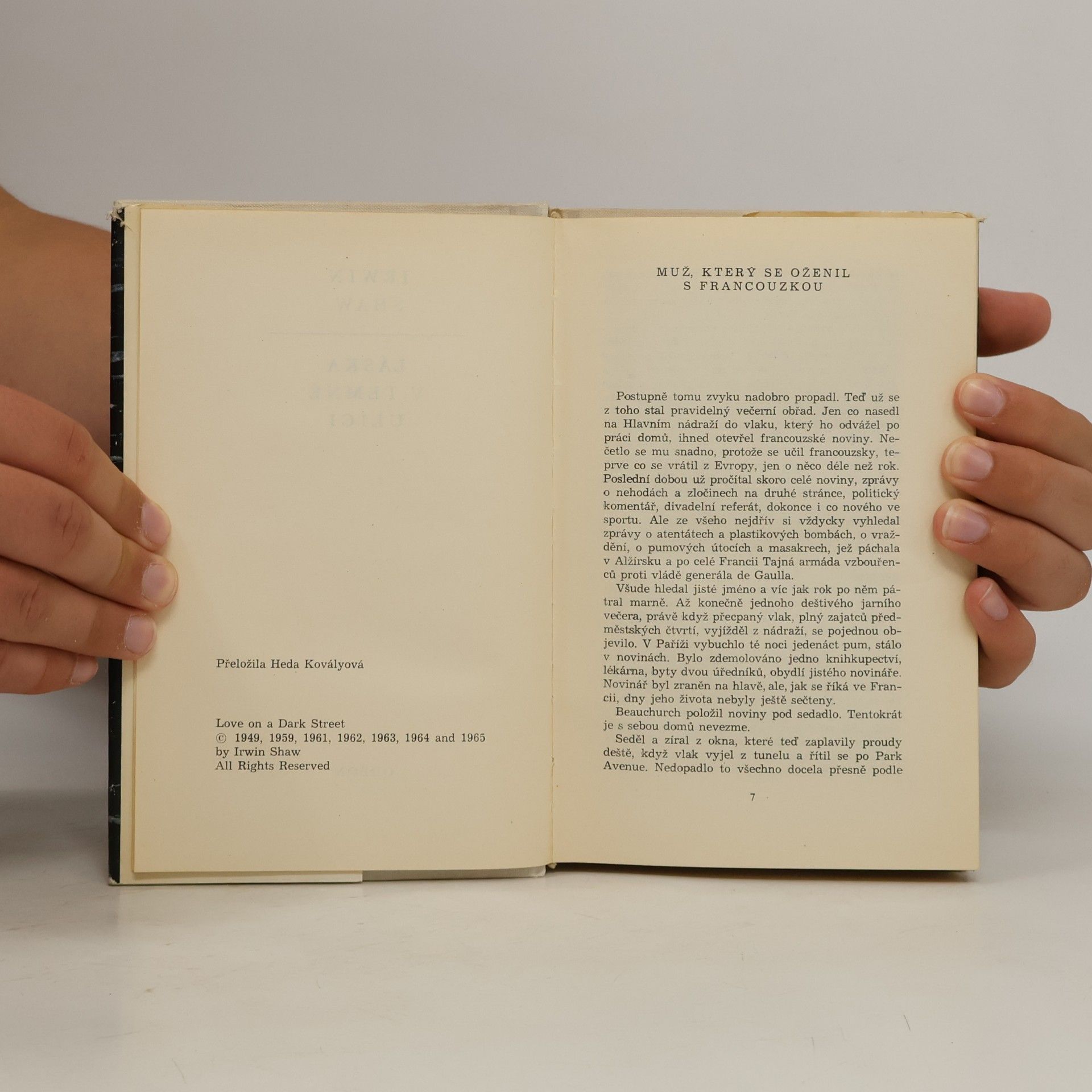 Irwin Shaw Láska v temné ulici