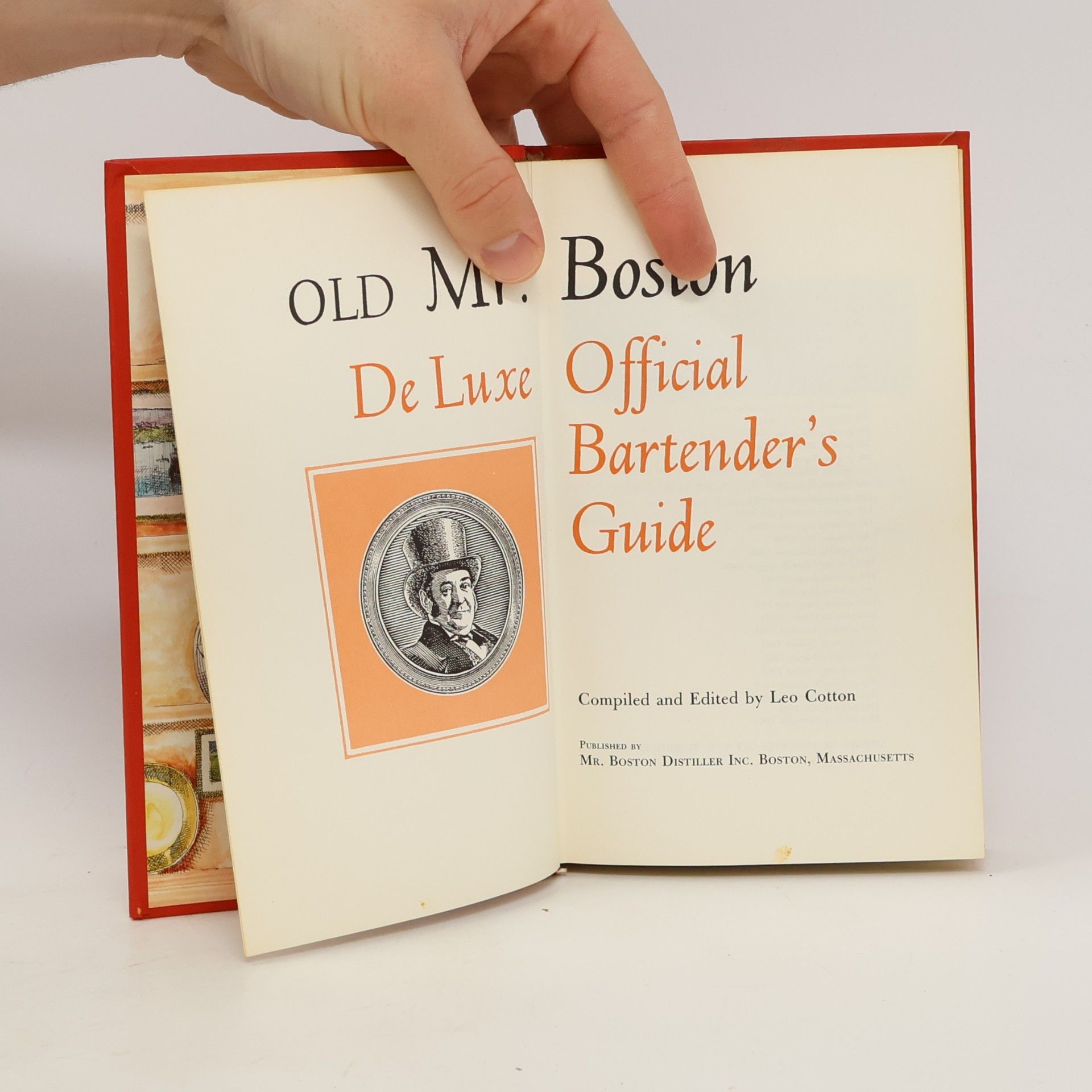 Leo Cotton Old Mr. Boston De Luxe Official Bartender's Guide