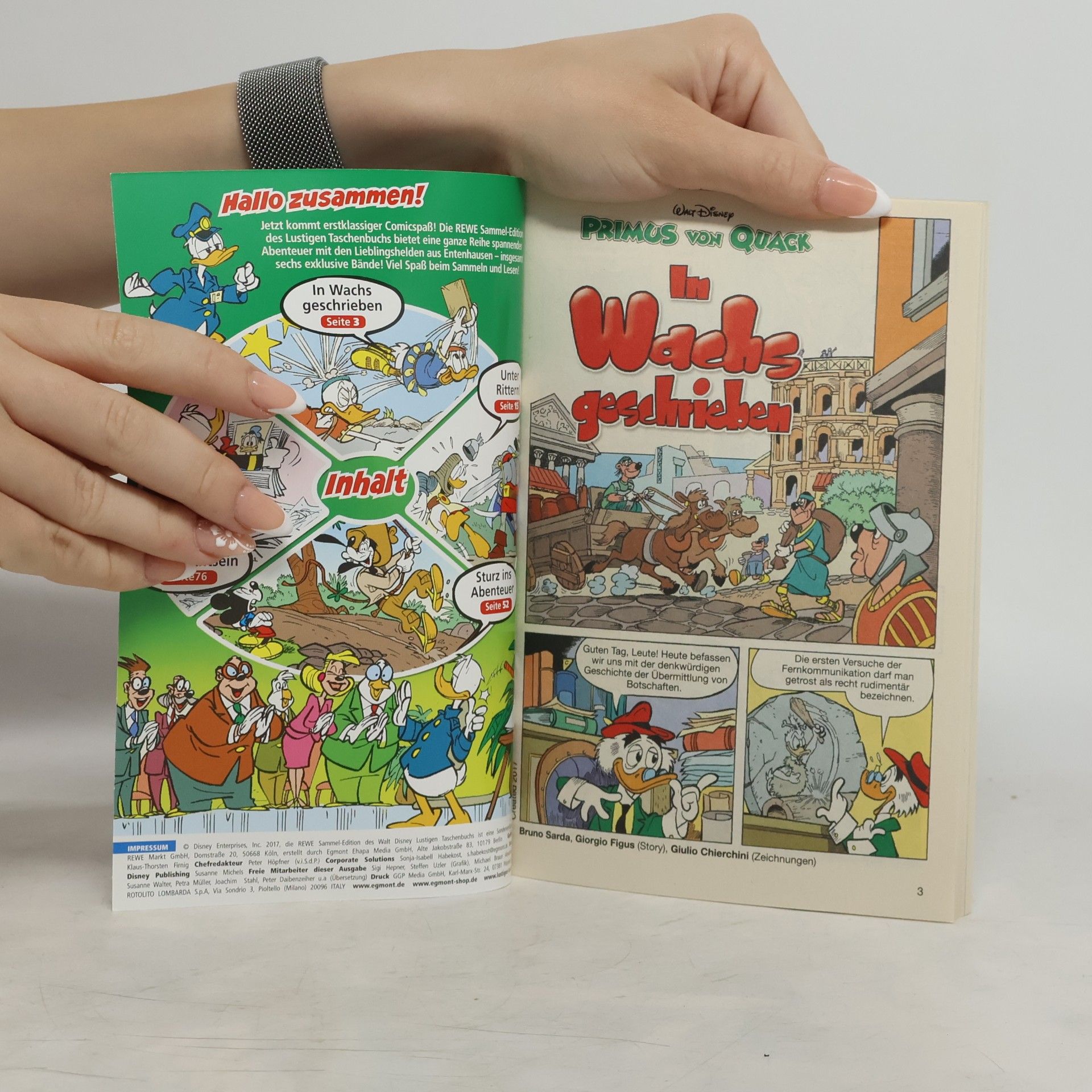 Walt Disney Lustiges Taschenbuch. Primus von Quack. In Wachs geschrieben