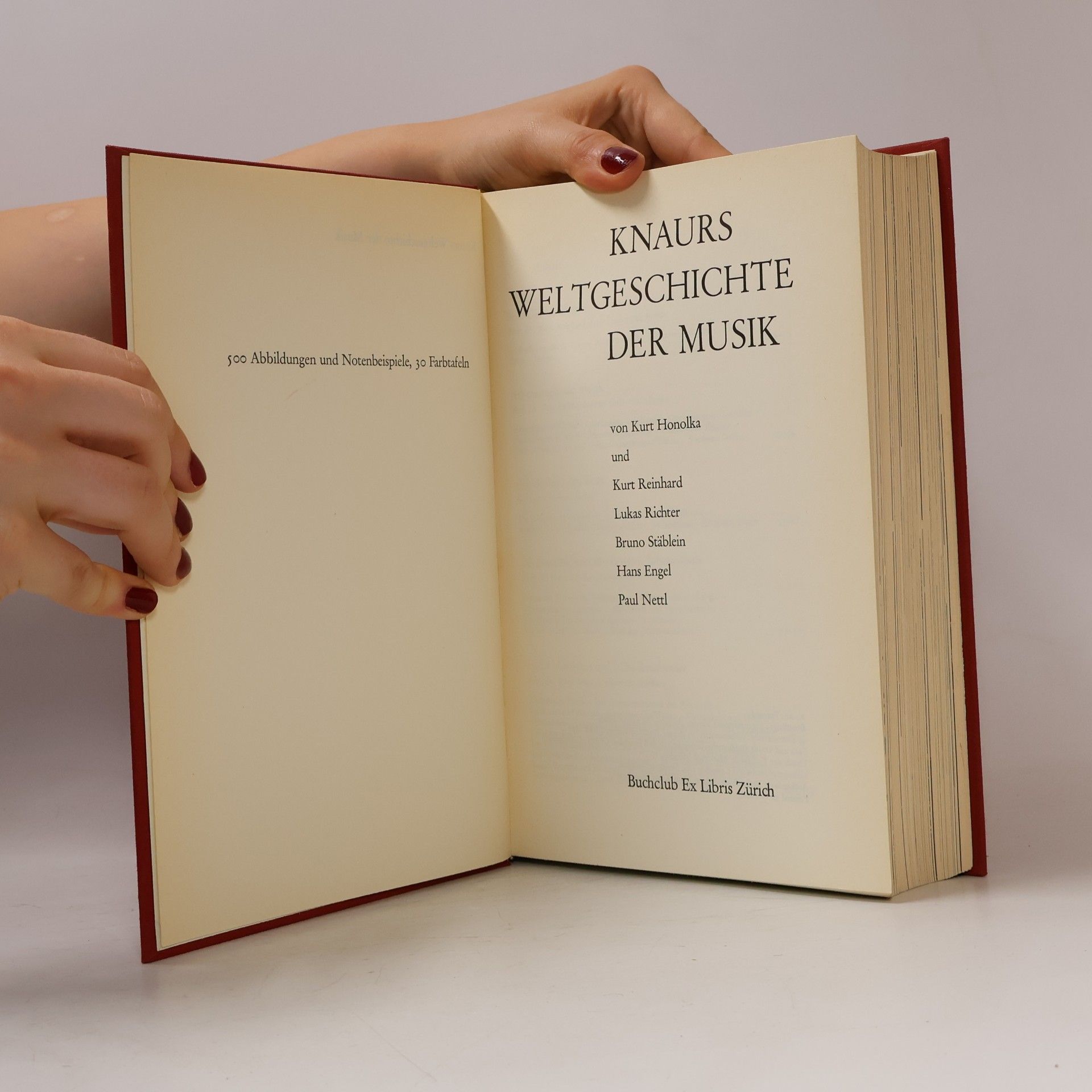 Kurt Honolka Knaurs Weltgeschichte der Musik