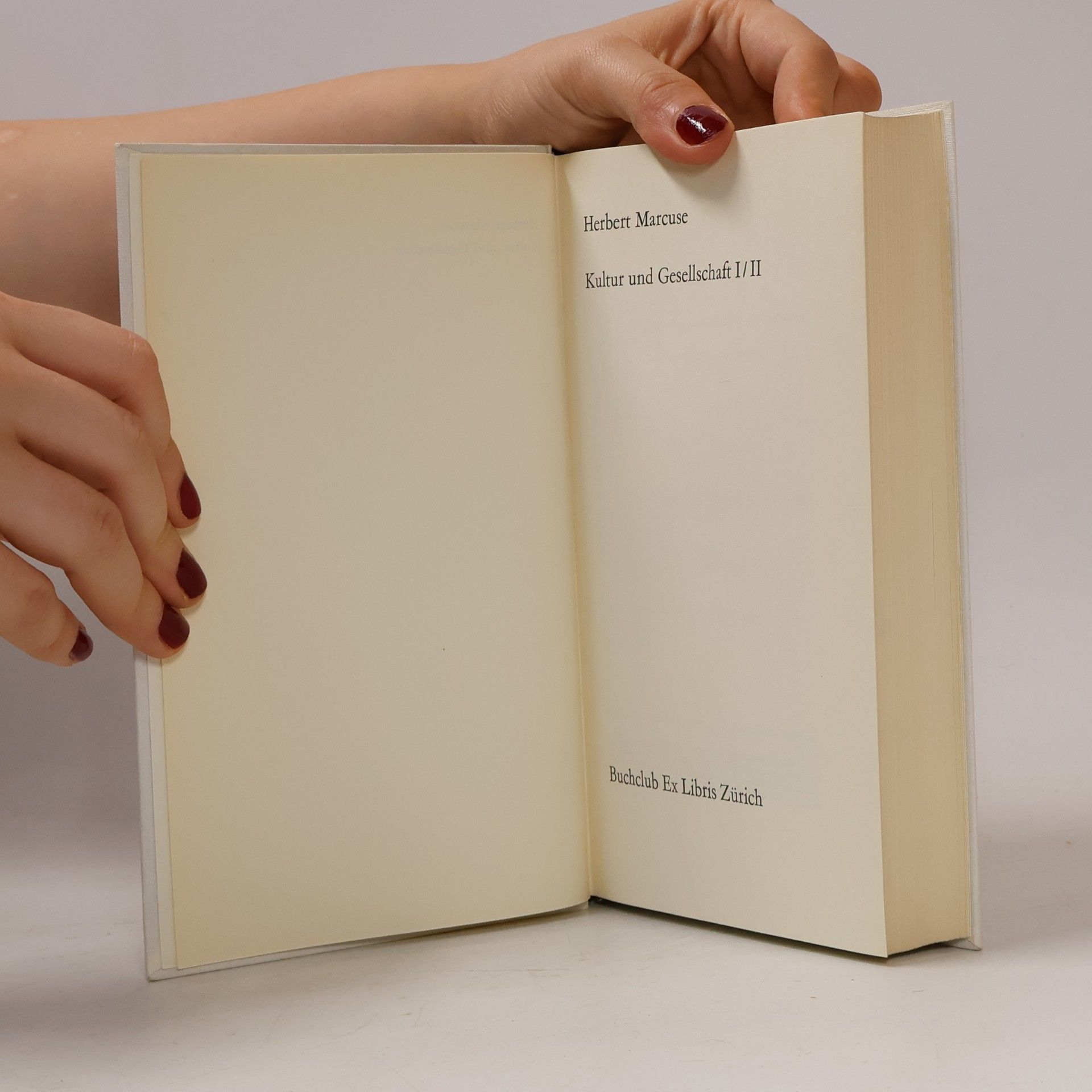 Herbert Marcuse Kultur und Gesellschaft I/II