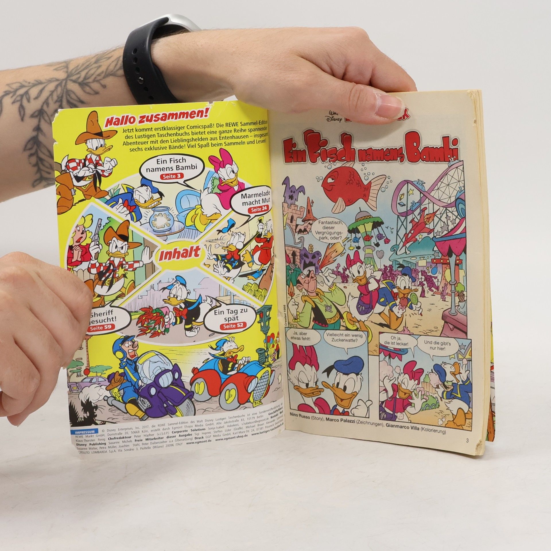 Walt Disney Lustiges Taschenbuch 1. Ein Fisch namens Bambi