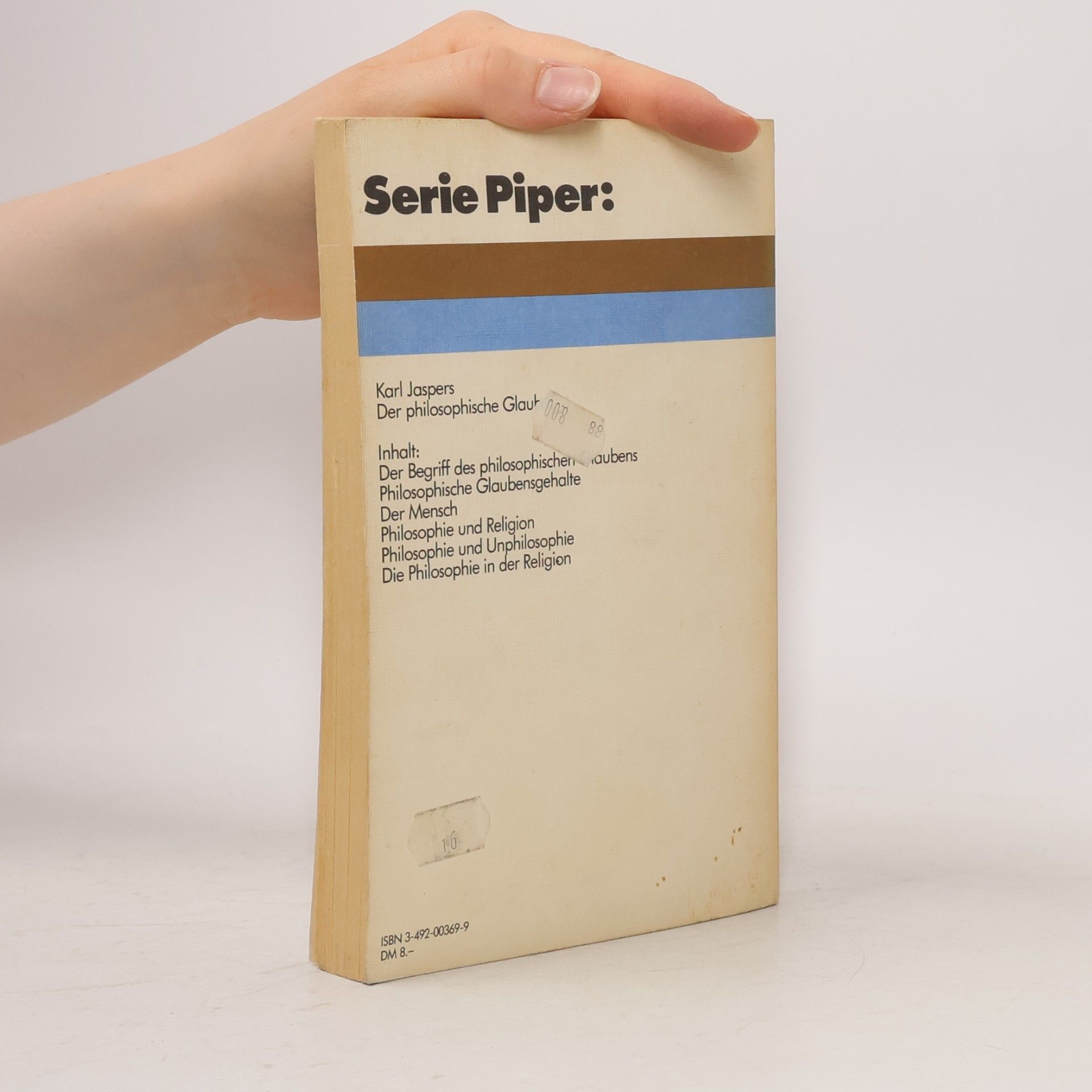 Karl Jaspers Der philosophische Glaube