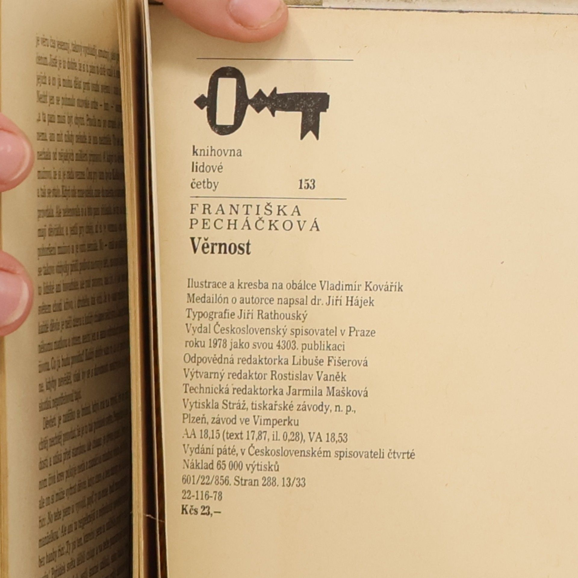 Františka Pecháčková Věrnost