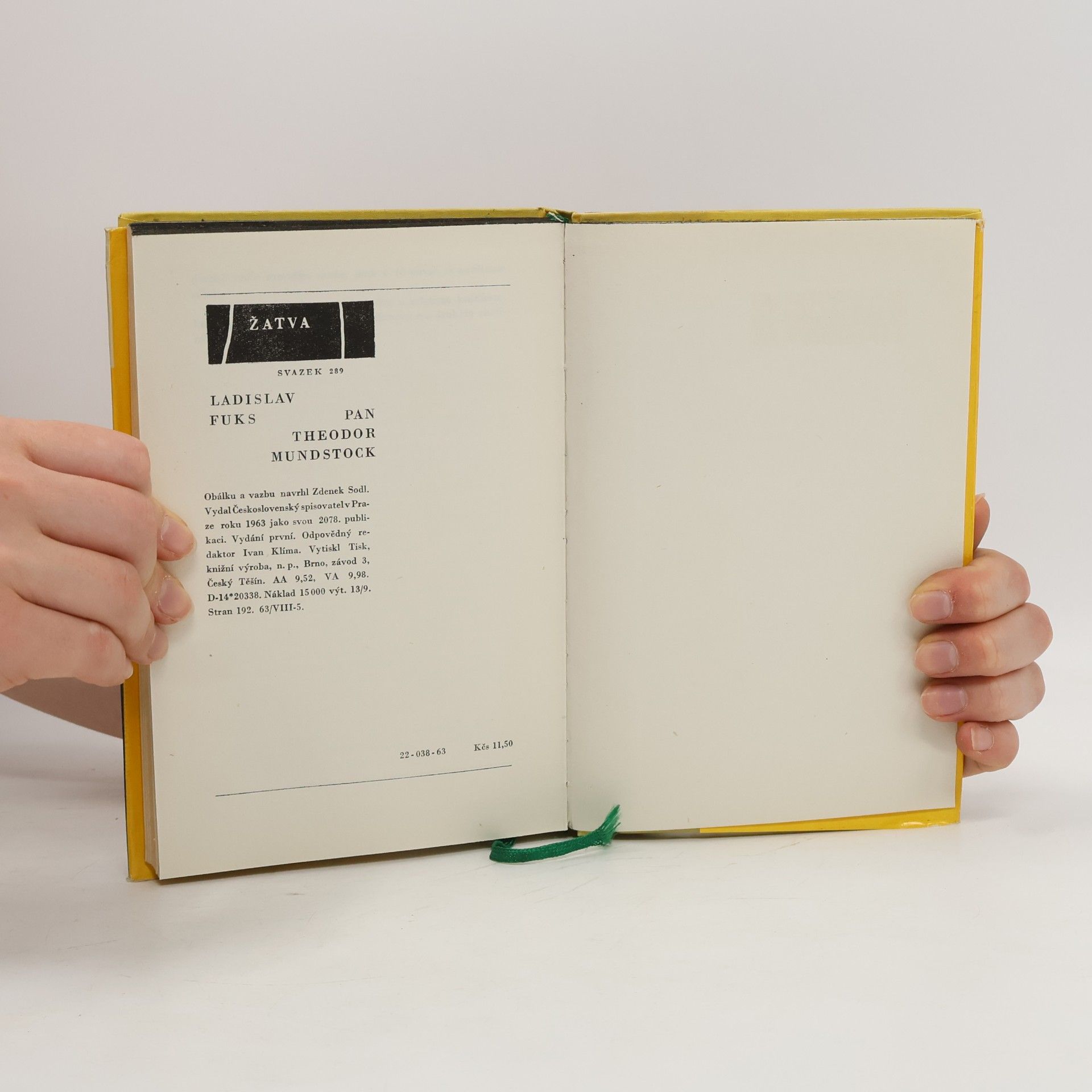 Ladislav Fuks Pan Theodor Mundstock