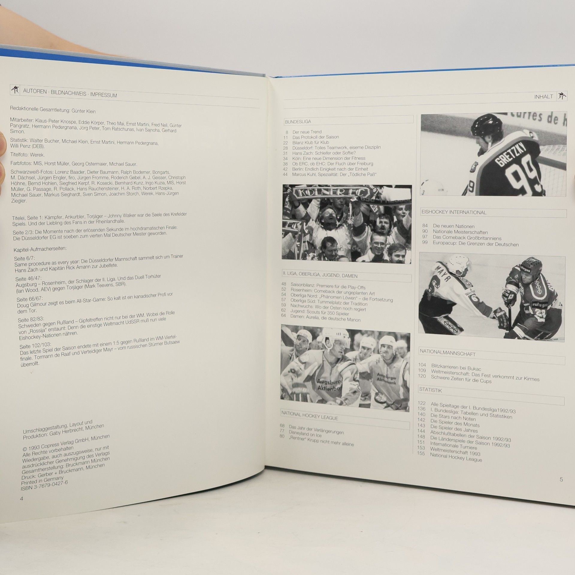Kolektív autorov Eishockey Jahrbuch 93/94
