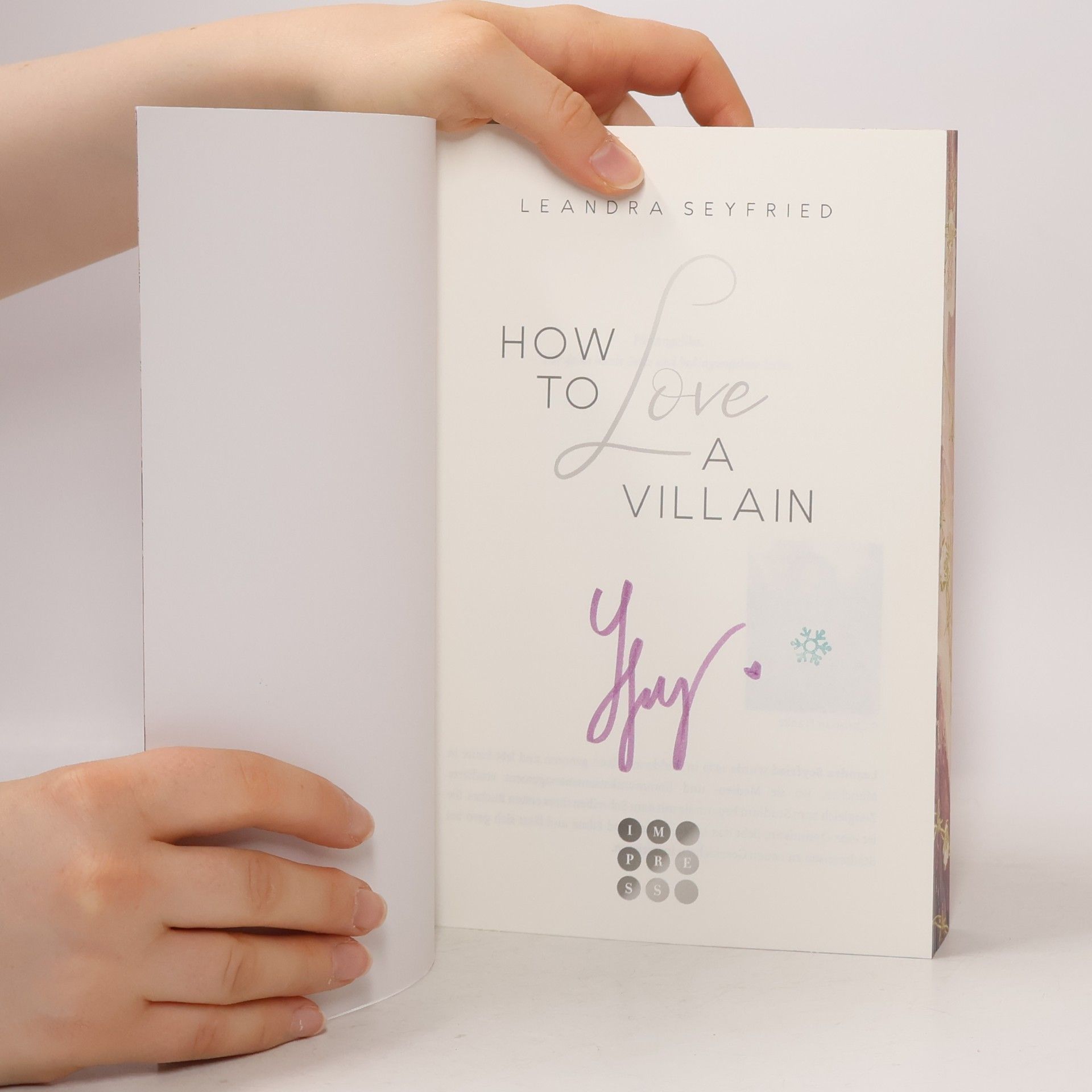 Leandra Seyfried How to Love A Villain (Chicago Love 1)
