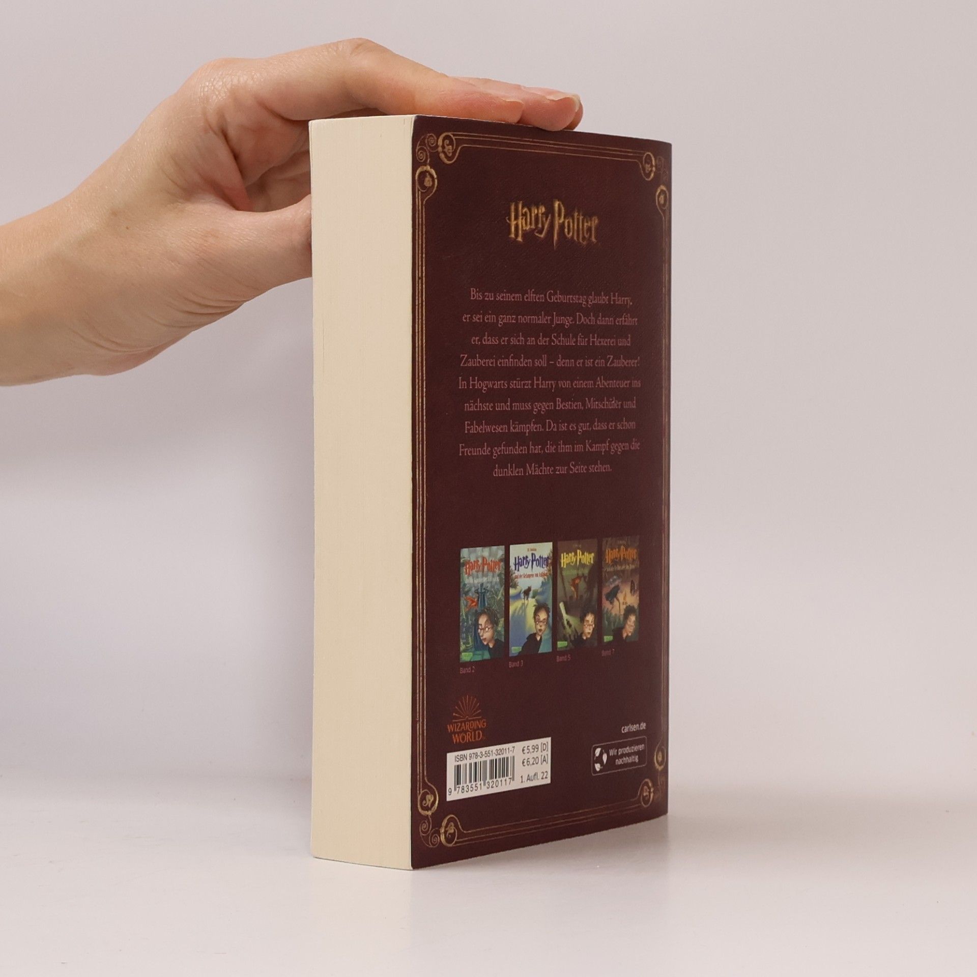 Joanne K. Rowling Harry Potter und der Stein der Weisen