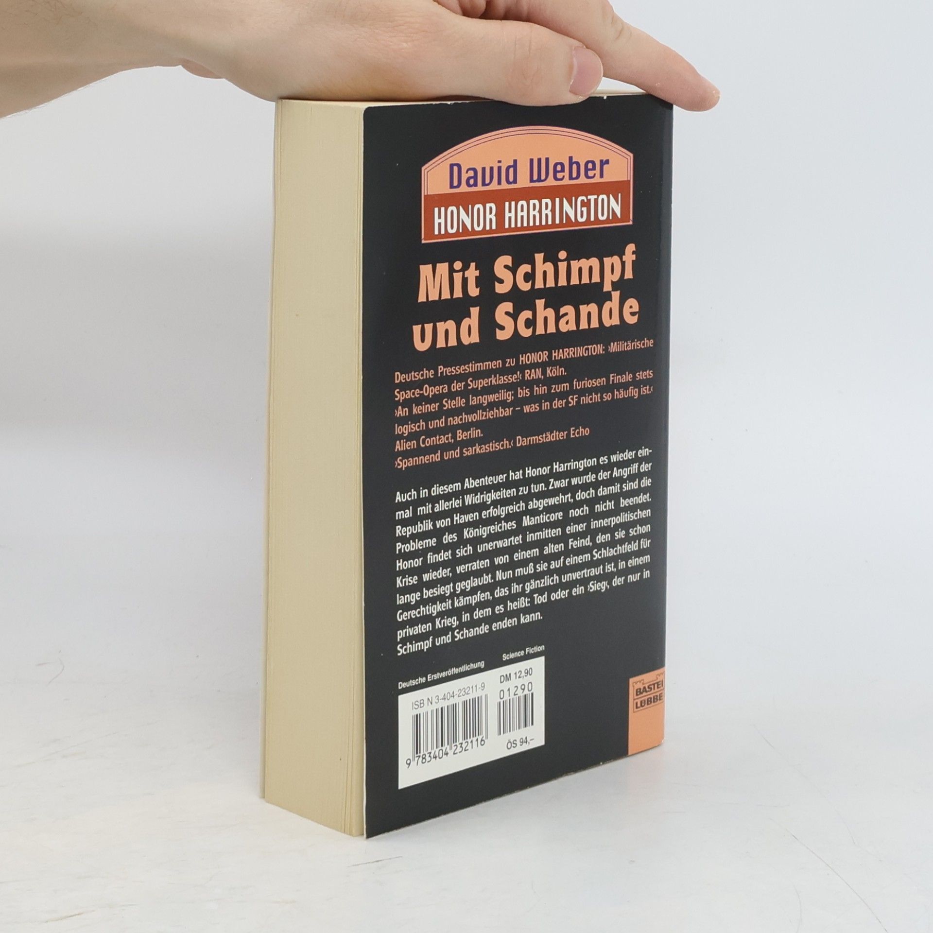 David Weber Honor Harrington - Mit Schimpf und Schande