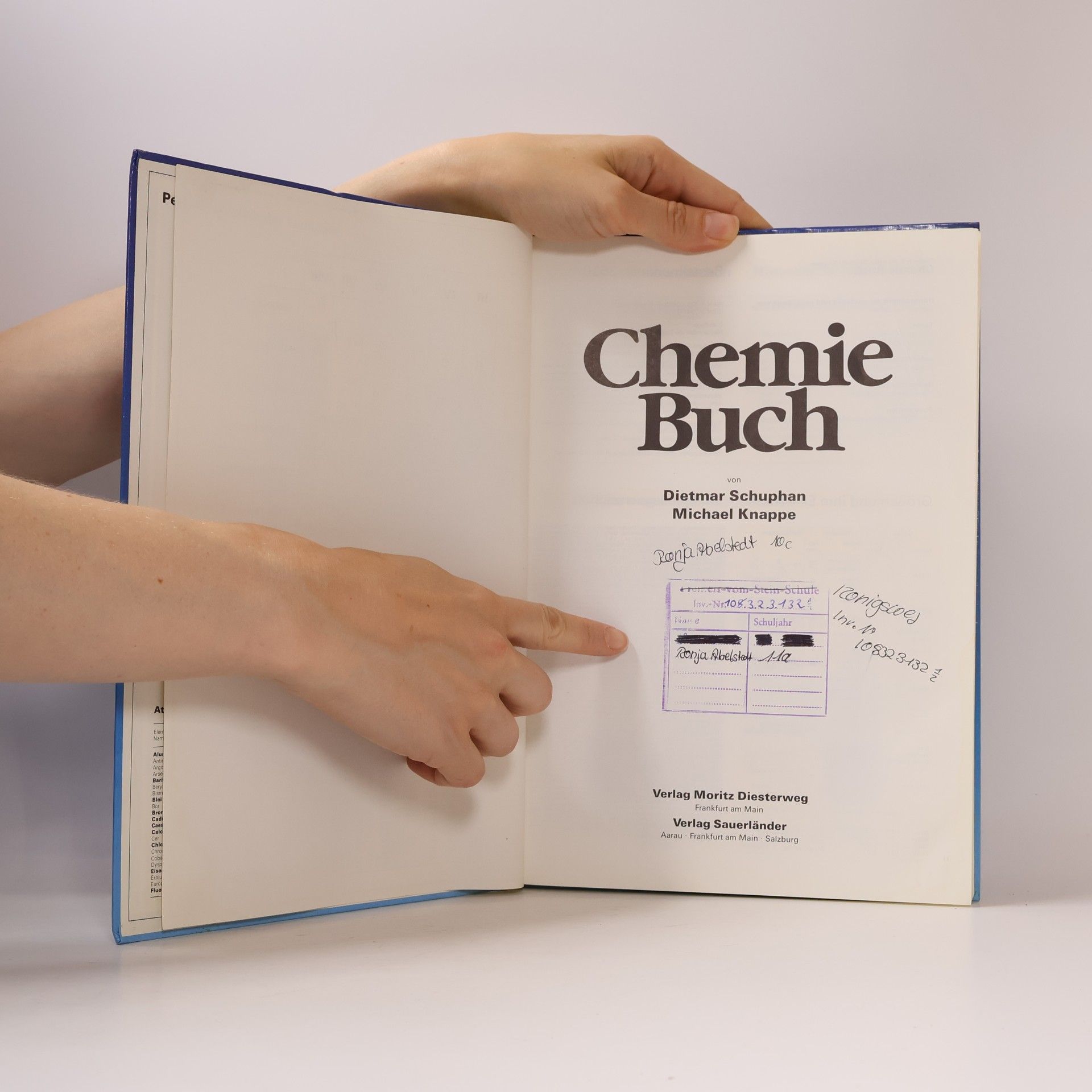 Dietmar Schuphan Chemie Buch