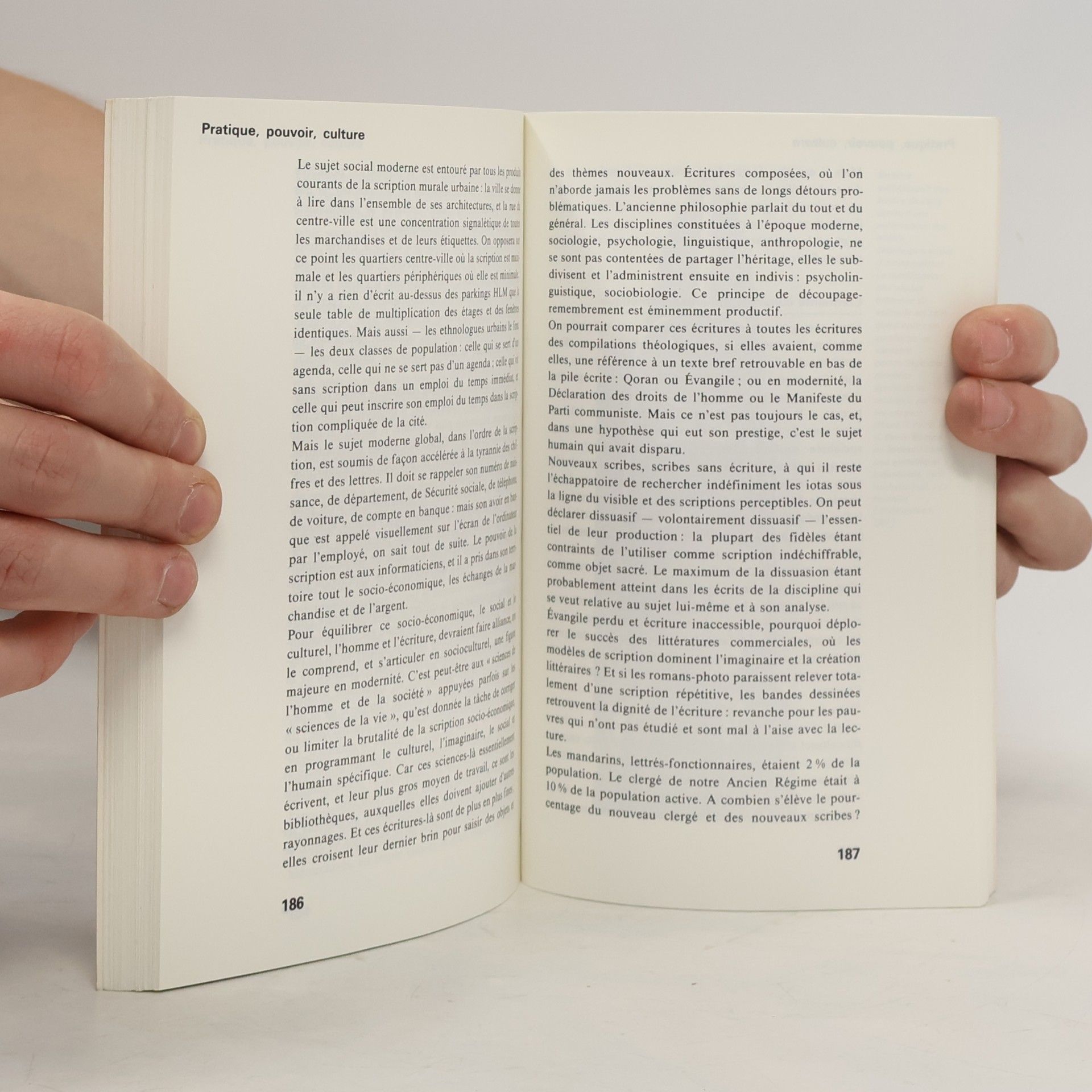 Robert Lafont Alors: - 5: Anthropologie de l'écriture