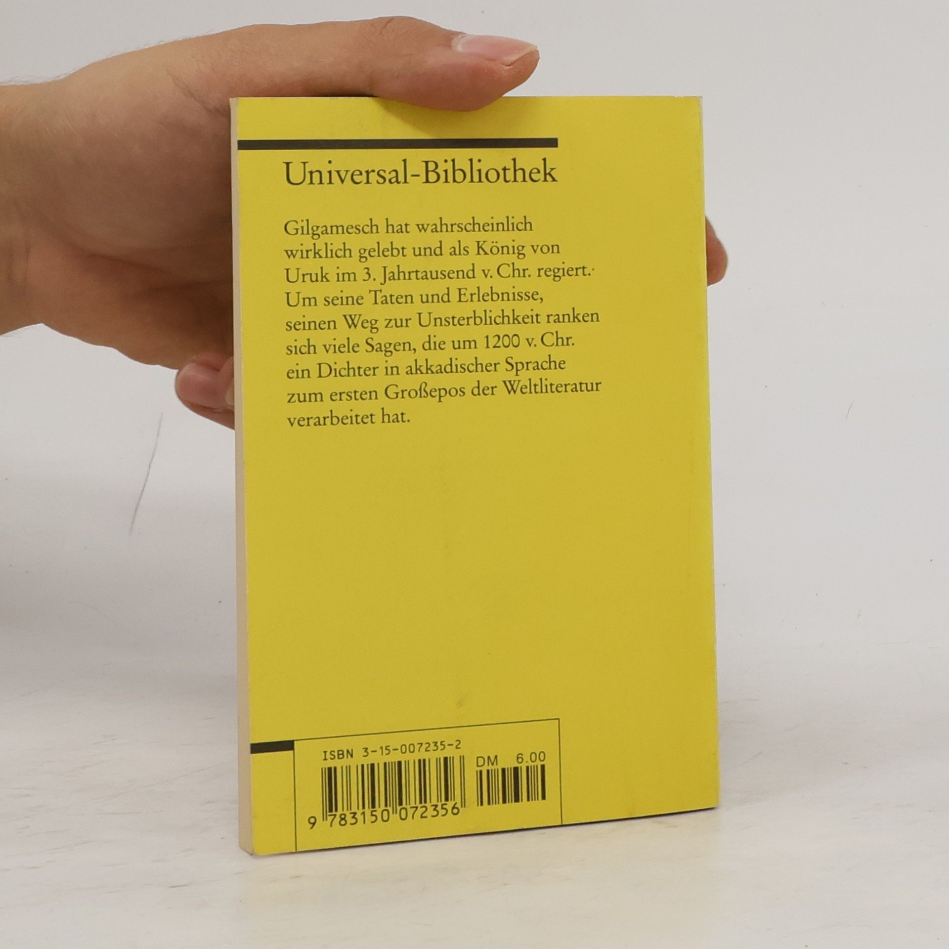Albert Schott Das Gilgamesch-Epos
