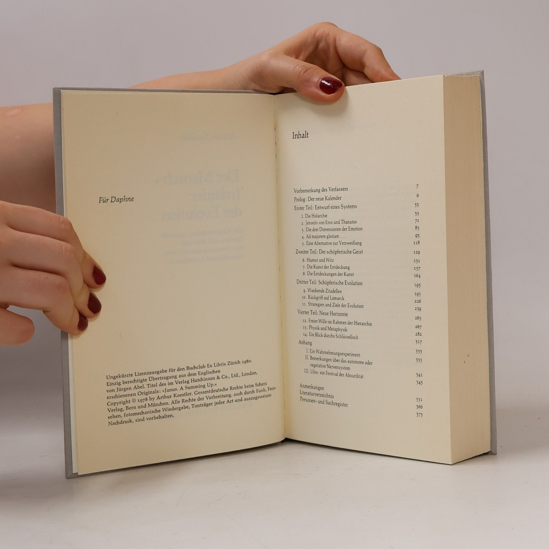 Arthur Koestler Der Mensch Irrläufer der Evolution