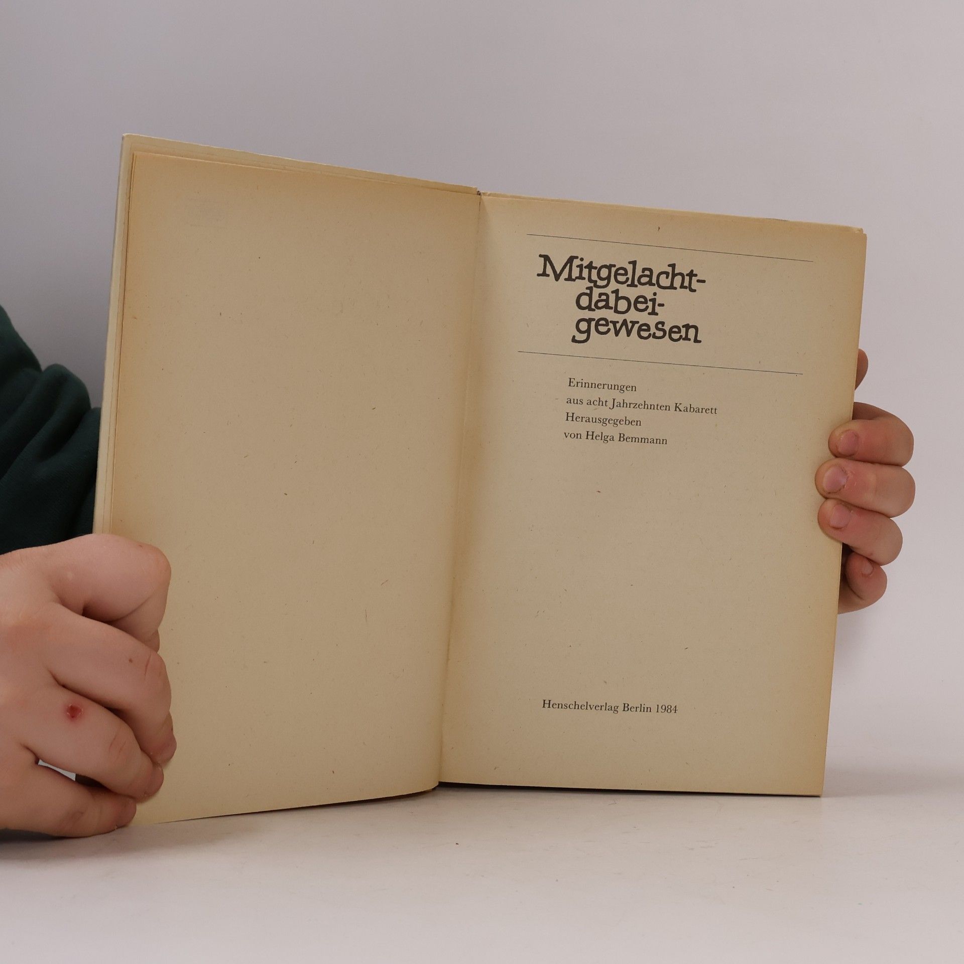 Collectif d'auteurs Mitgelacht-dabeigewesen
