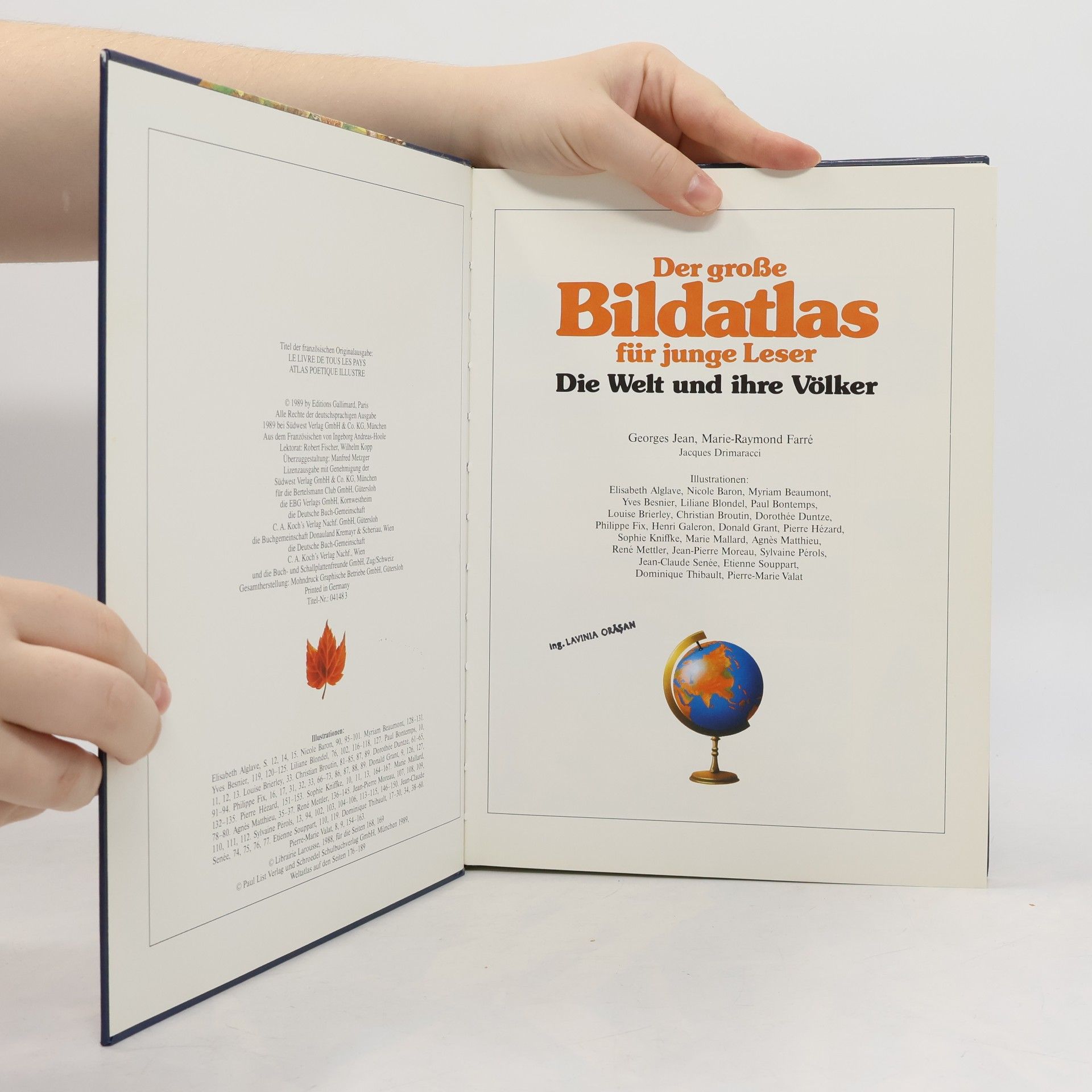 Georges Jean Der große Bildatlas für Kinder