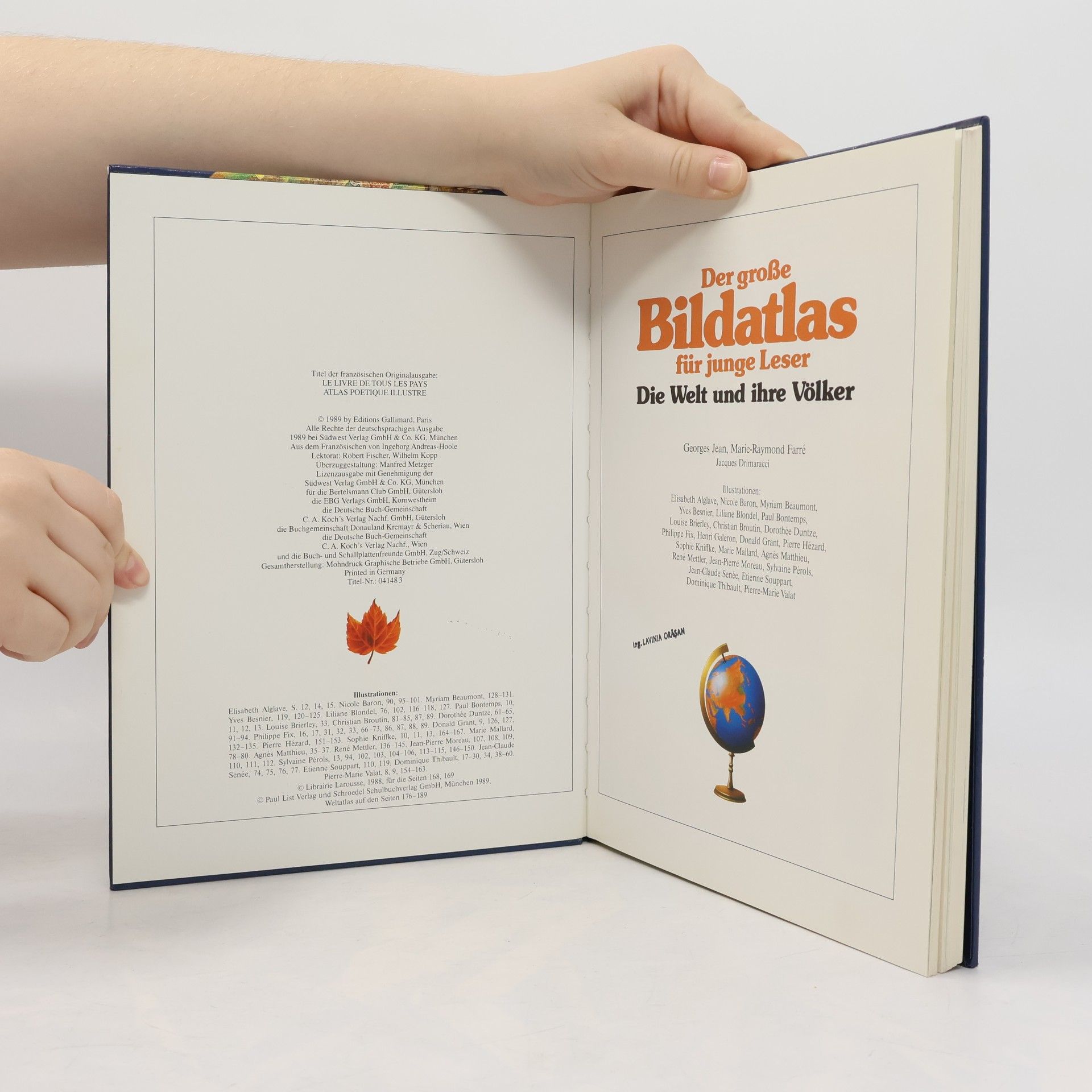 Georges Jean Der große Bildatlas für Kinder
