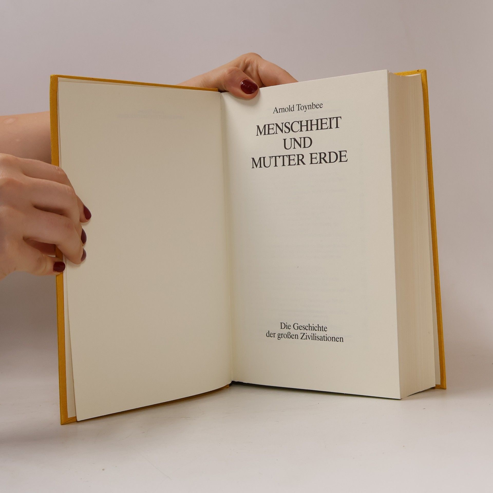 Arnold Joseph Toynbee Menschheit und Mutter Erde