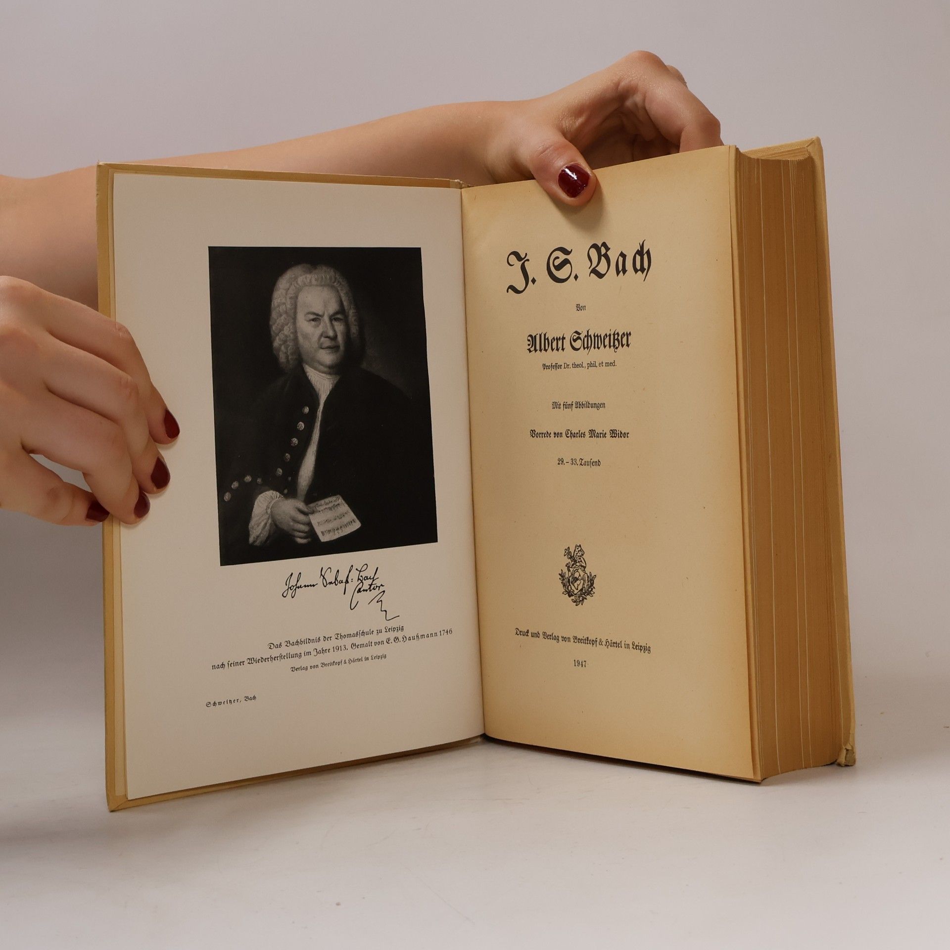Albert Schweitzer J. S. Bach