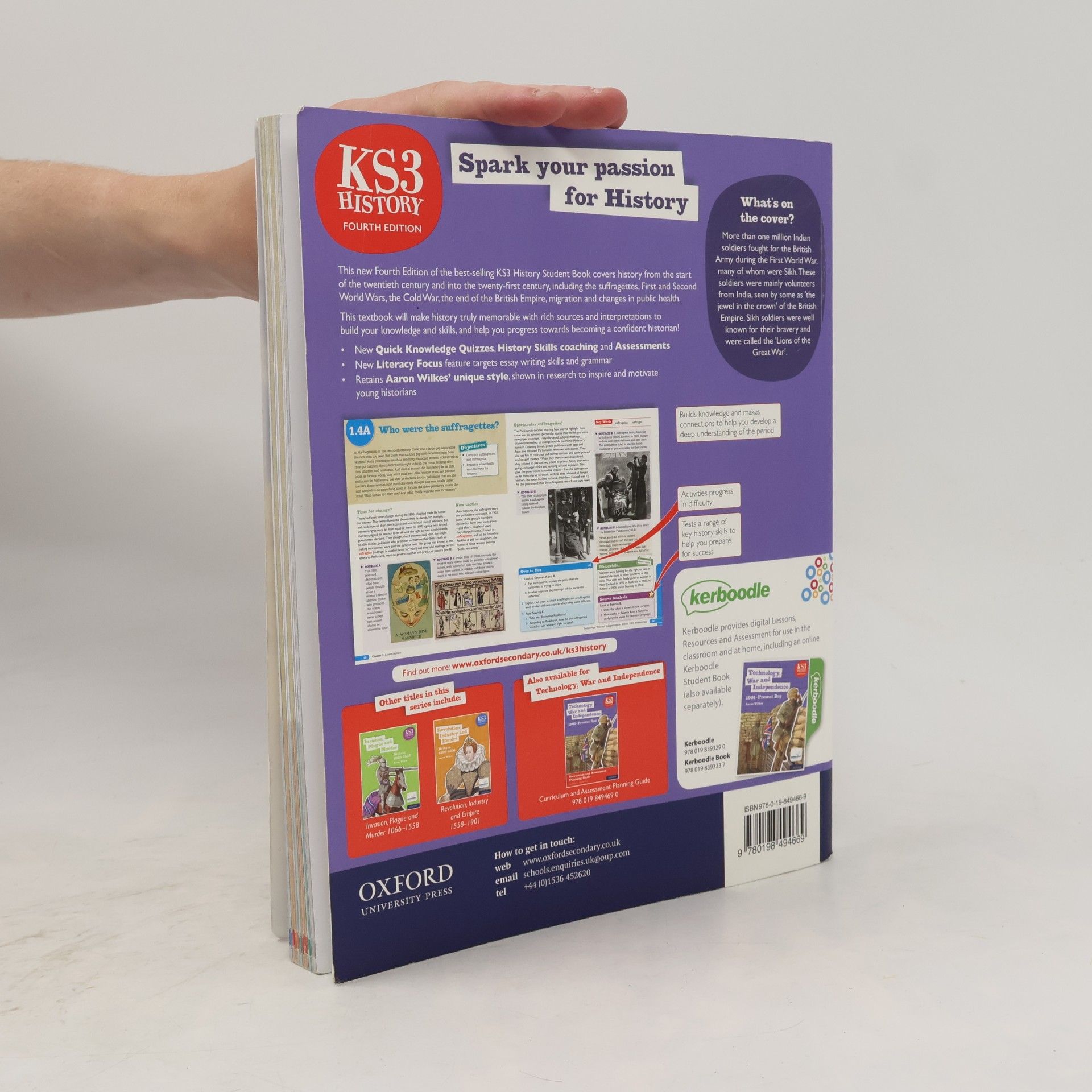Aaron Wilkes KS3 History 4th Edition: Technology, War and Independence 1901-Present Day Student Book