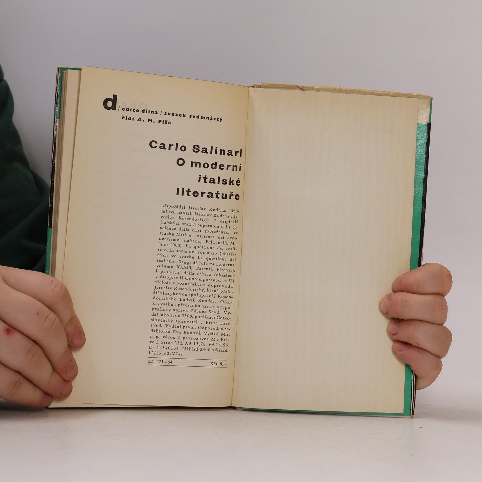 Carlo Salinari O moderní italské literatuře
