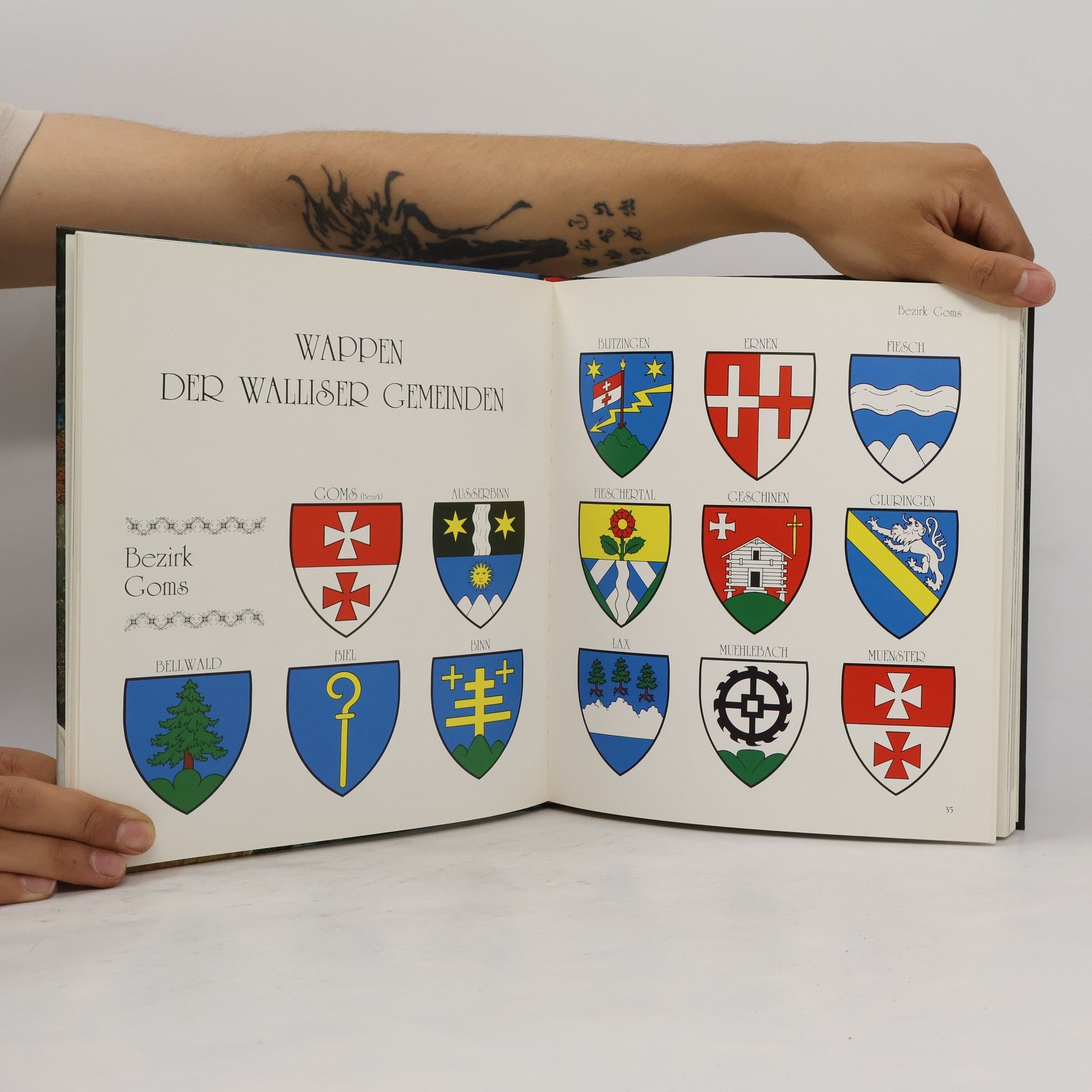 Pascal Thurre Die Walliser Gemeinden und ihre Wappen
